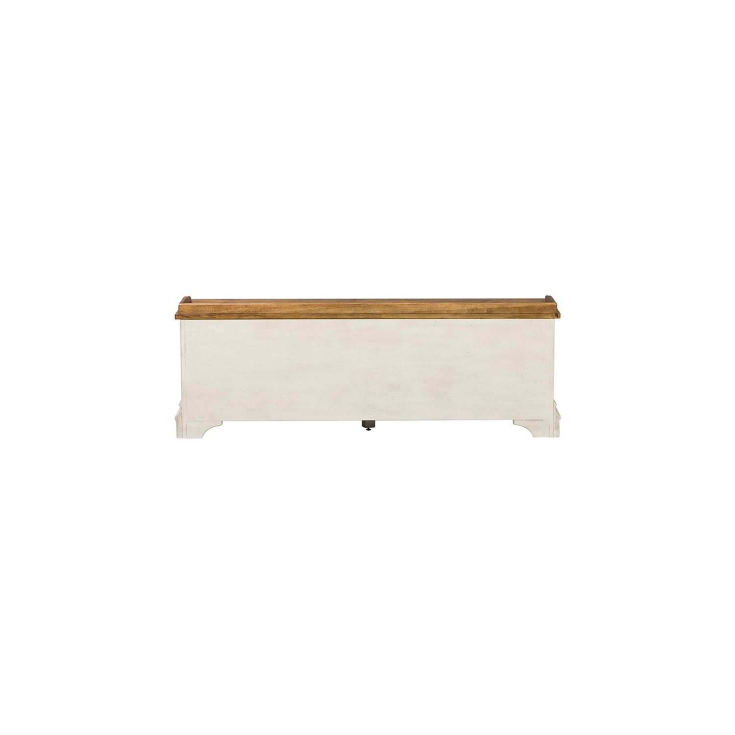 Morgan Creek White Storage Hall Bench