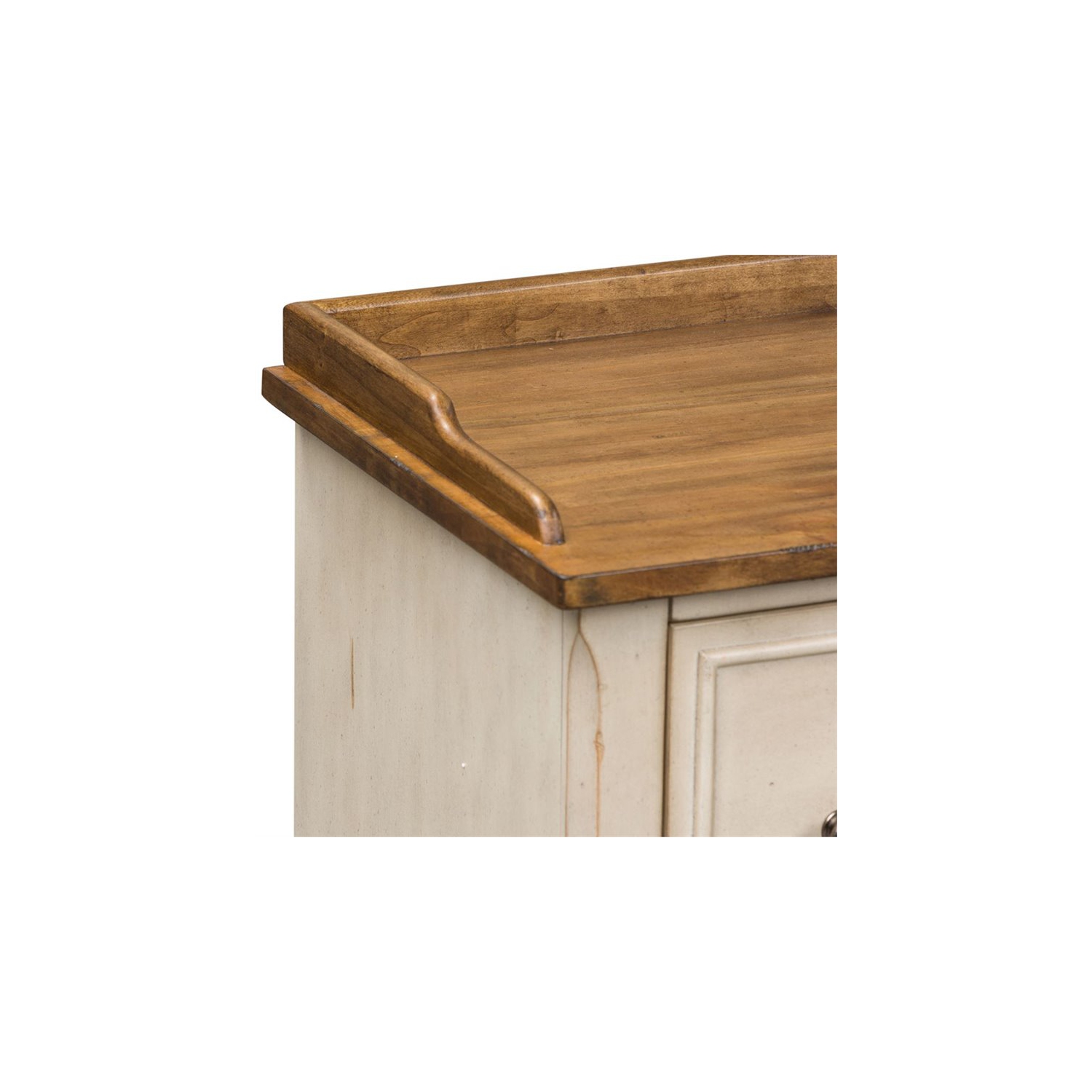 Morgan Creek White Storage Hall Bench