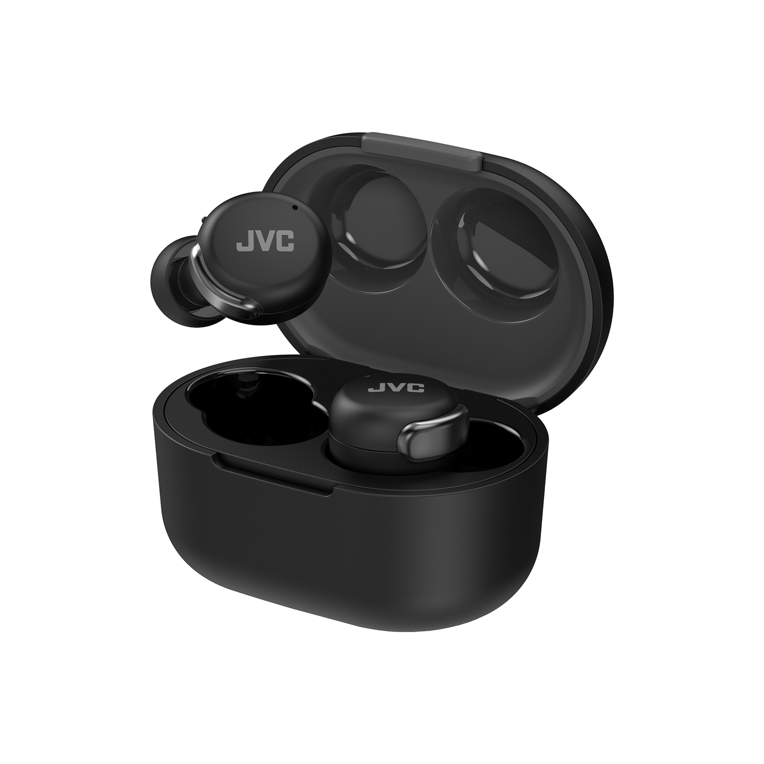 JVC HA-A30T-B - Wireless In-Ear Headphones With Active Noise Cancellation, Bluetooth 5.2, With Charging Box, Black