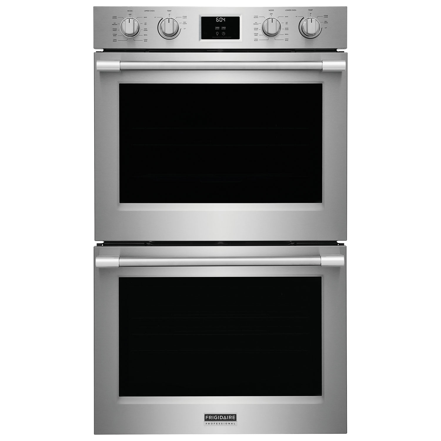 Frigidaire Professional 30" 2 x 5.3 Cu. Ft. Total Convection Electric Combination Wall Oven - Stainless Steel