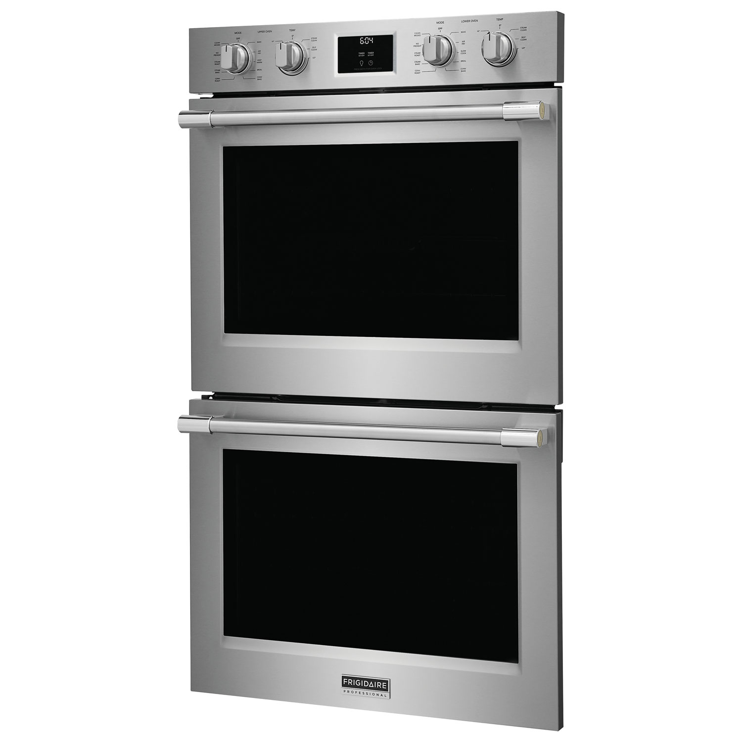 Frigidaire Professional 30" 2 x 5.3 Cu. Ft. Total Convection Electric Combination Wall Oven - Stainless Steel