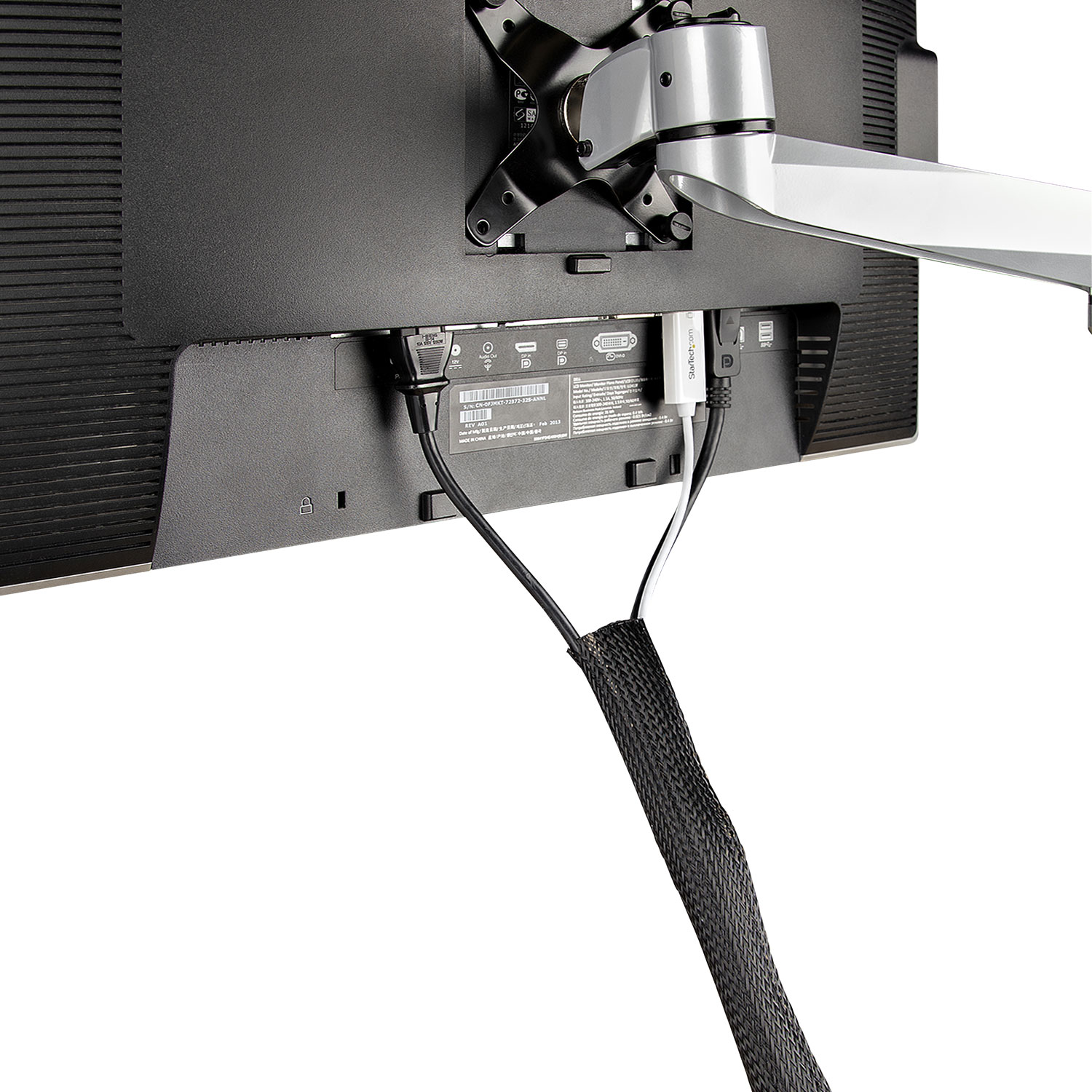 Housse d'organisation des câbles à couper de 3 m de StarTech (WKSTNCMFLX) - Diamètre 1,2 po (0,03 m)