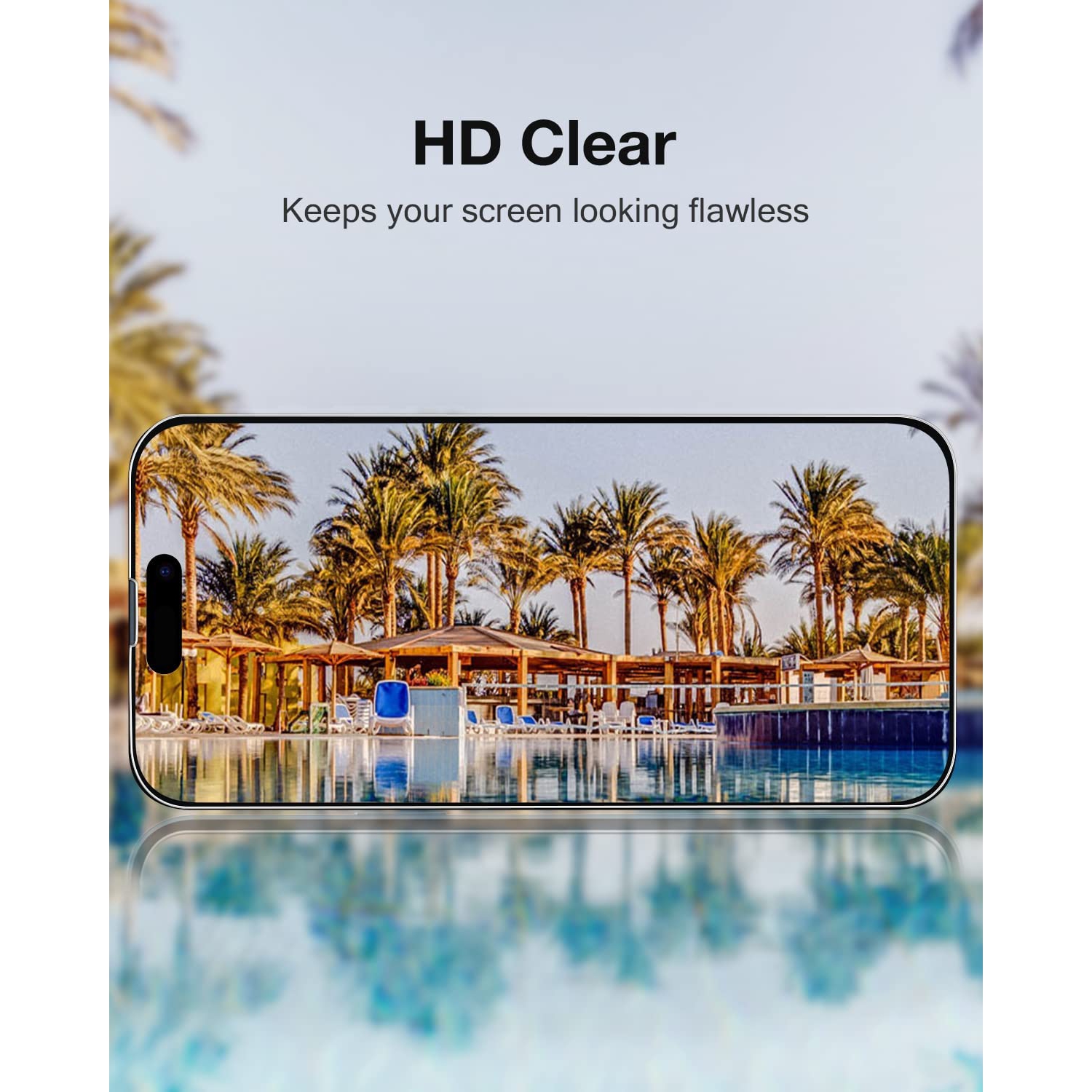 Protecteur d'écran KEEGUARD™ pour iPhone 14 Pro de 6,1 po - Protecteur d'écran en verre trempé et protecteur d'objectif d'appareil photo,