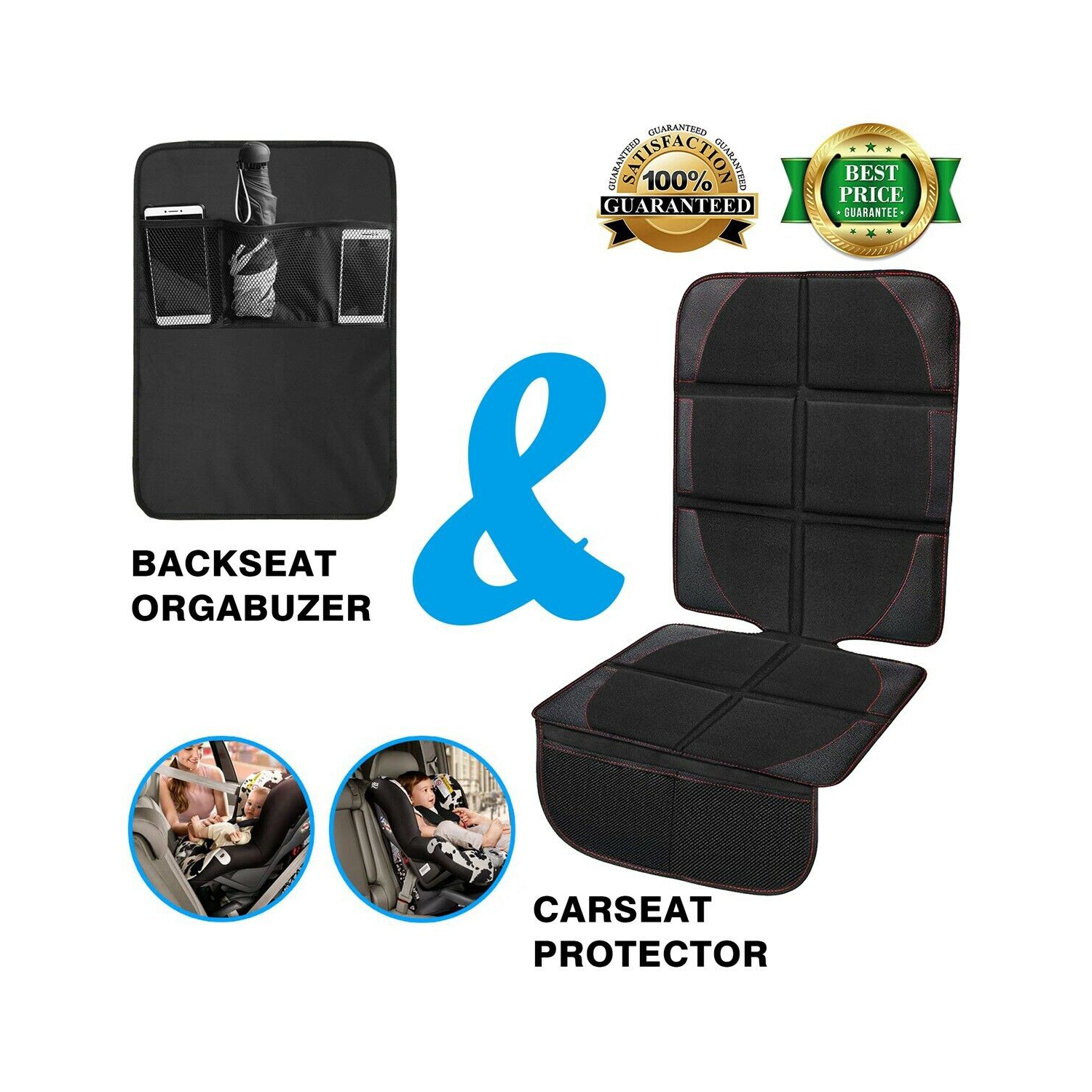 Waterproof Pet Cat Dog Back Car Seat Cover Bench Protector Mat Blanket For Kids