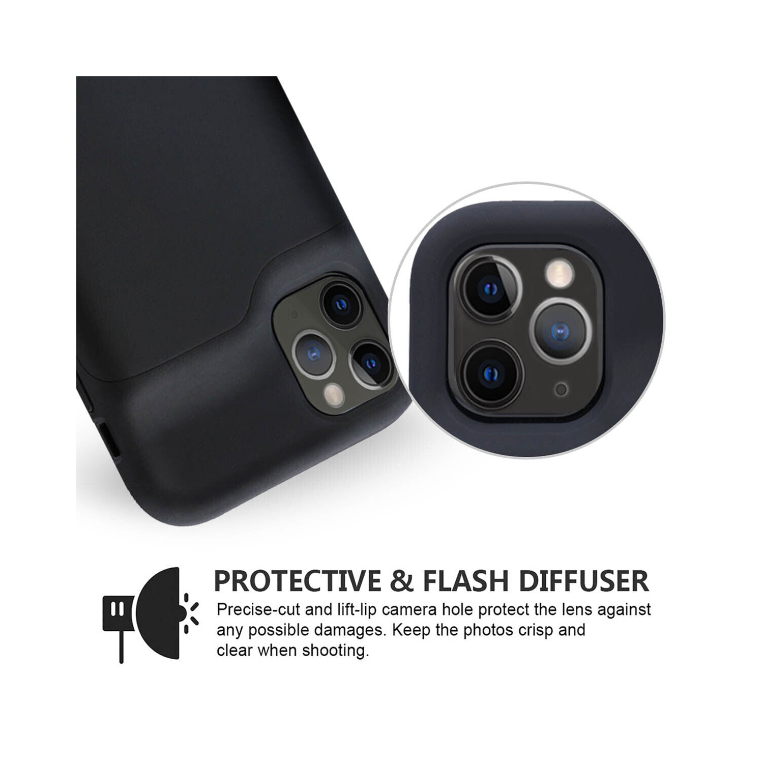 2020 – Étui de recharge rechargeable iPhone 12 Mini de 5,4 mAh qui prend en charge l’audio CA