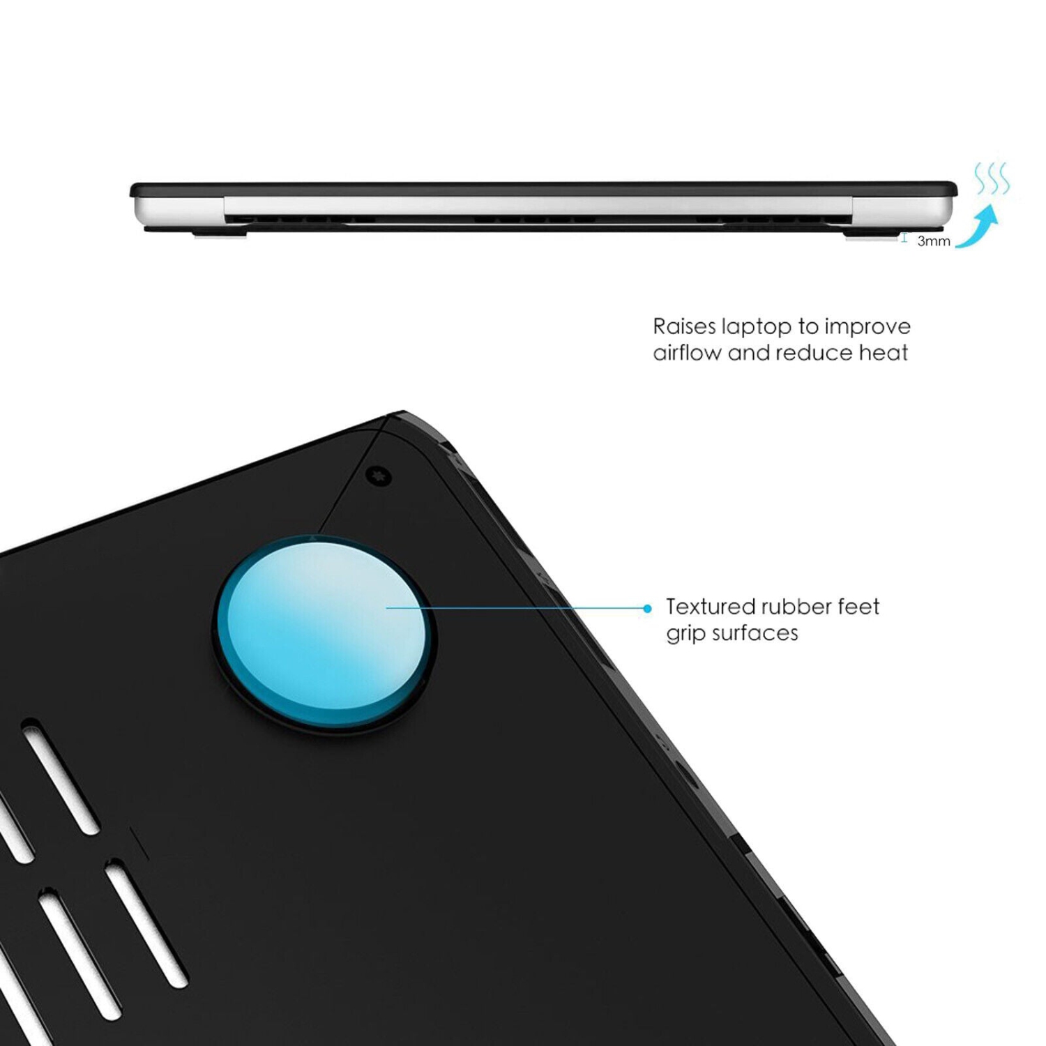 For 2021 MacBook Pro 14" / 16" BLACK Shell Case+ KB Skin+ HD Film