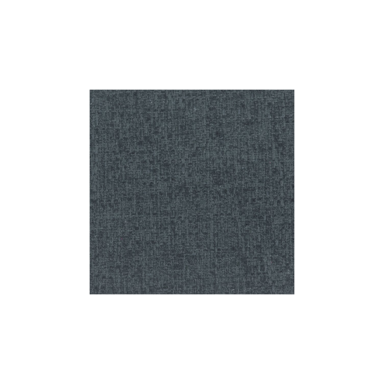 HomePop Round Transitional Fabric Large Storage Ottoman in Textured Navy