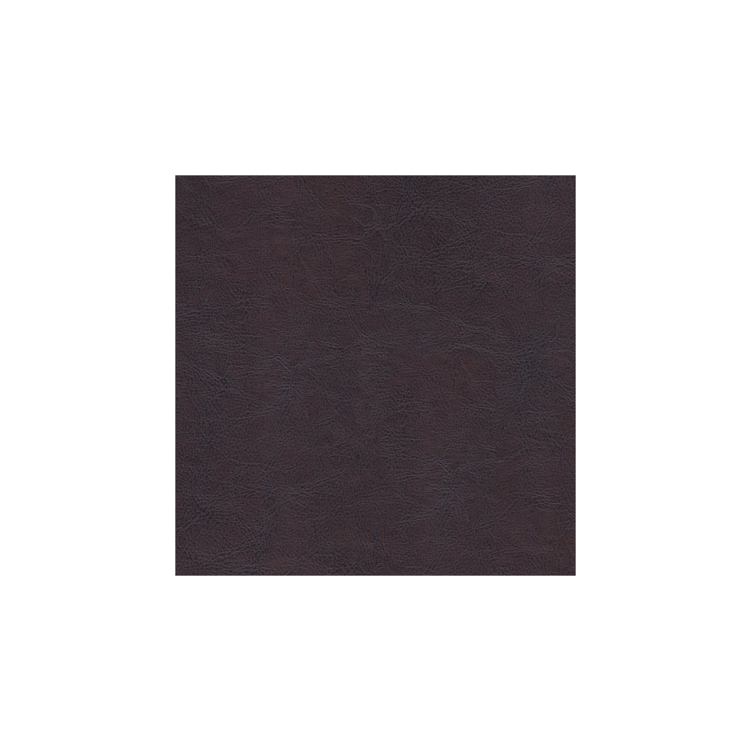 HomePop – Grand pouf de rangement rond en bois traditionnel et en similicuir, brun