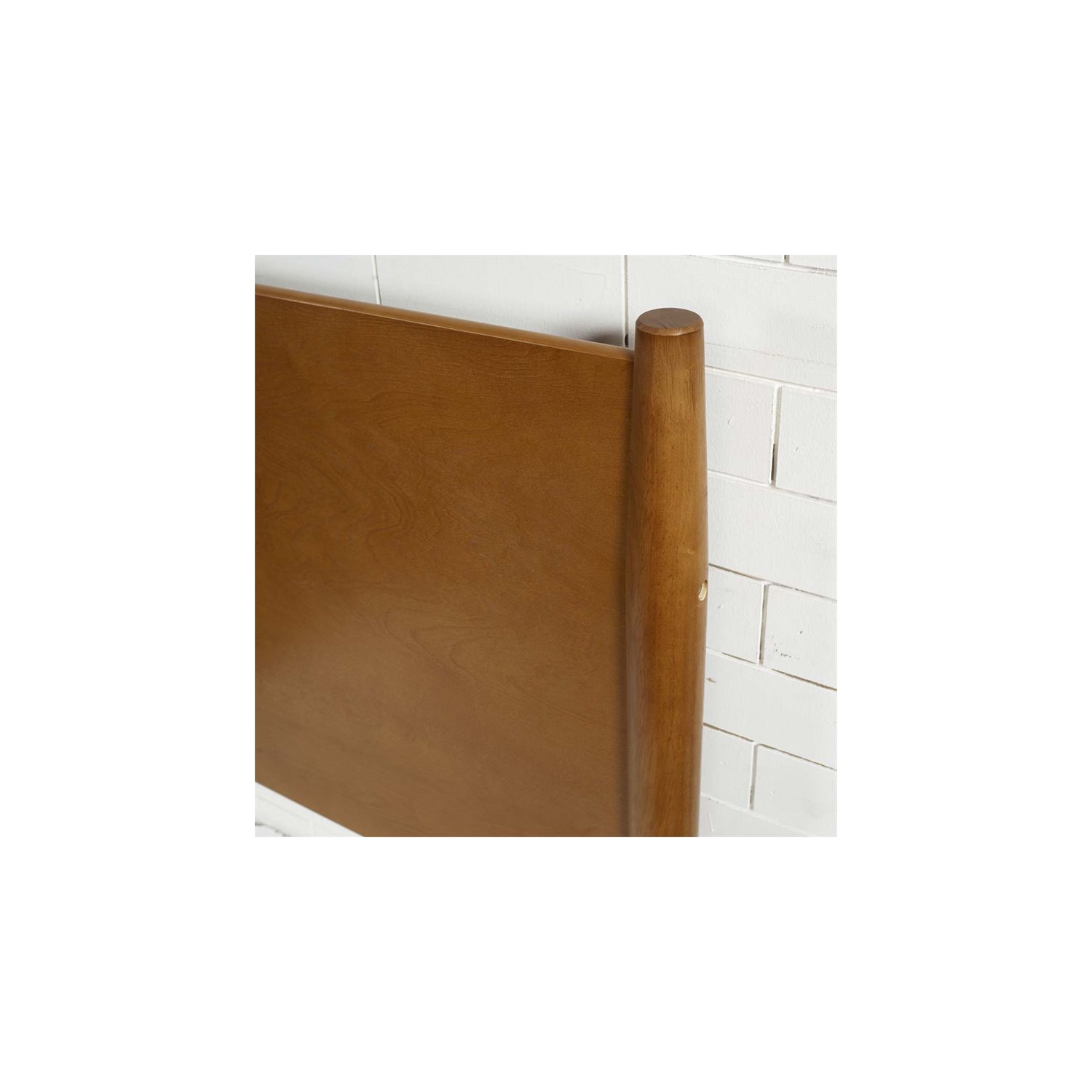 Crosley Landon 2 Piece Mid Century Modern Bedroom Set in Acorn