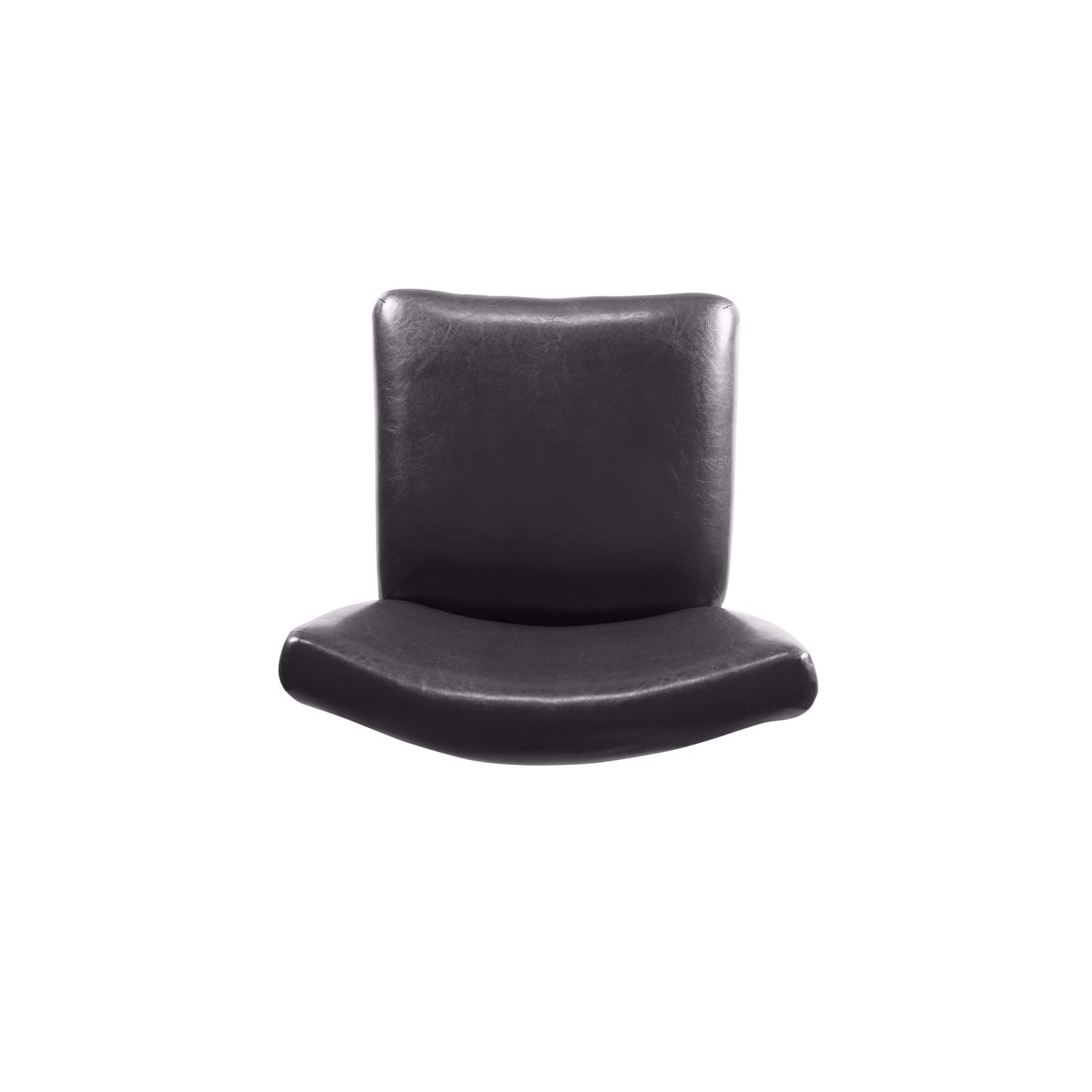 HomePop 29" Traditional Wood and Faux Leather Barstool in Brown