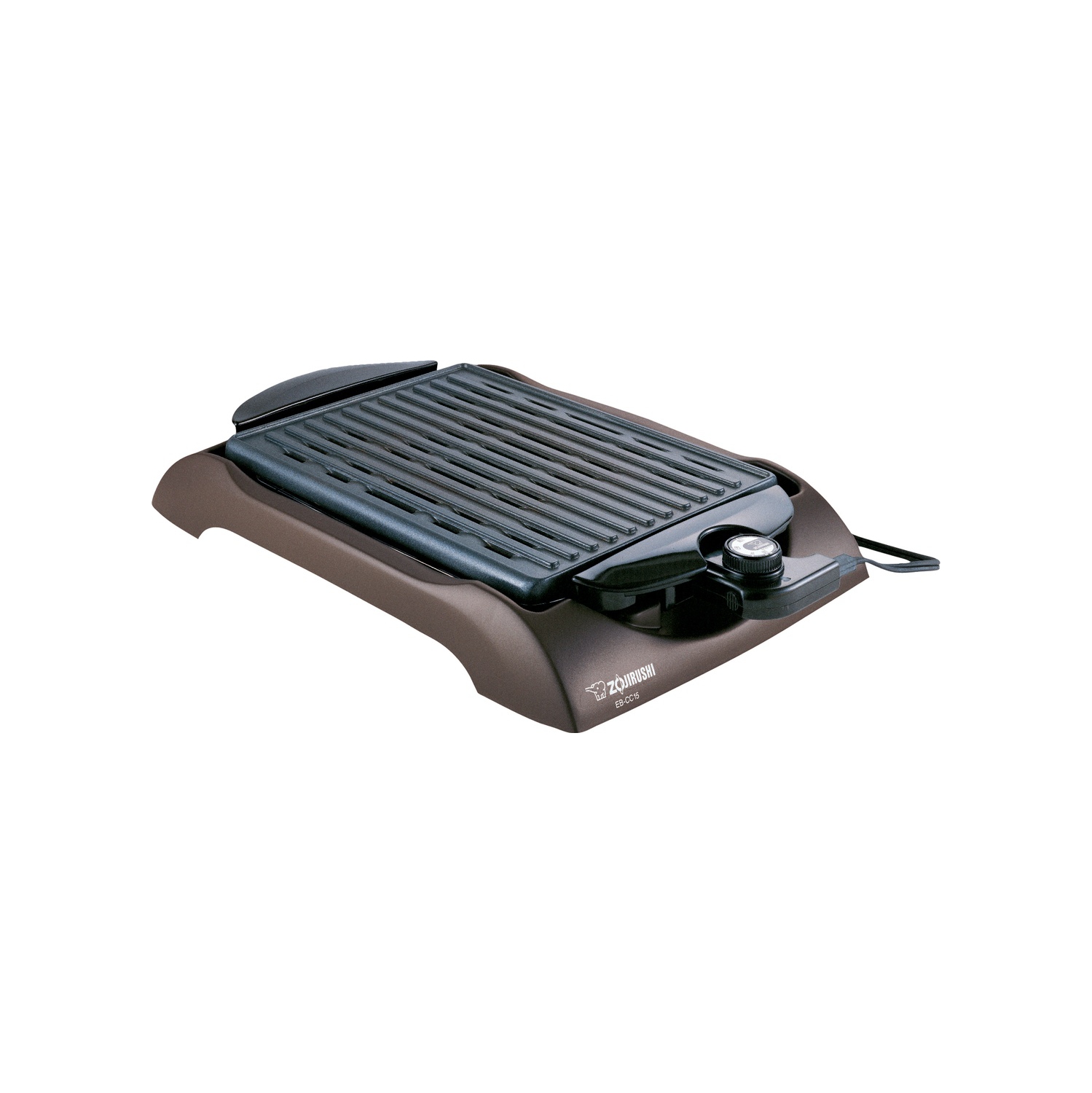 Refurbished - Zojirushi Indoor Electric Grill EB-CC15, 12.5'' x 9'', Brown