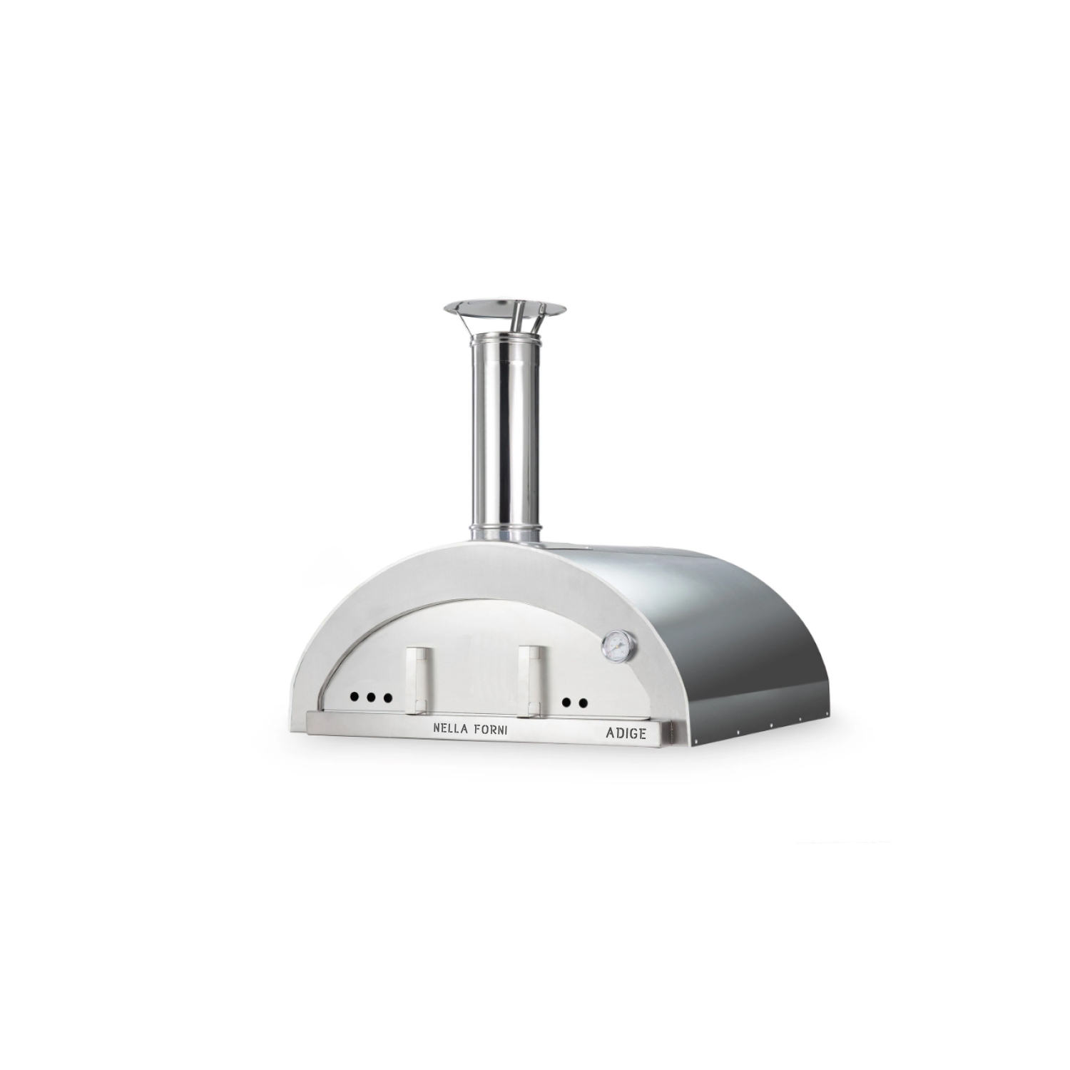 Nella Forni ADIGE 6080 Italian Quattro Pizze Outdoor Wood Pizza Oven - With Stand