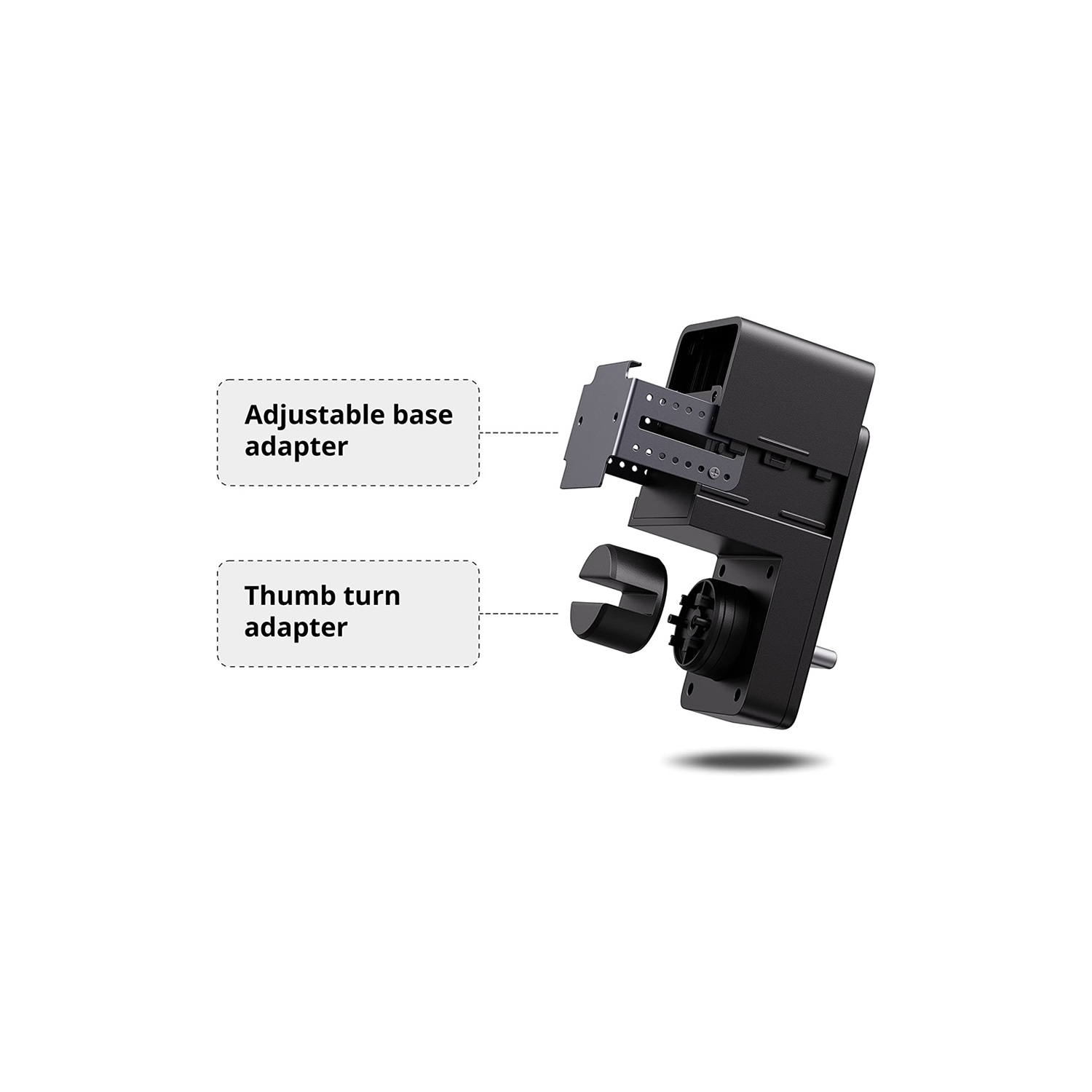 SwitchBot Lock and SwitchBot Keypad Touch |Smart Bluetooth Door Lock, Electronic Keyless Entry Door Lock for Front Door, Fits Your Existing Deadbolt