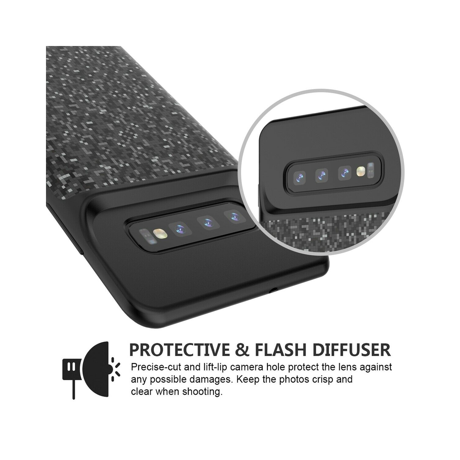 Samsung Galaxy S7 / S7 Edge Slim & Light Rechargeable Extended Charging Case CA