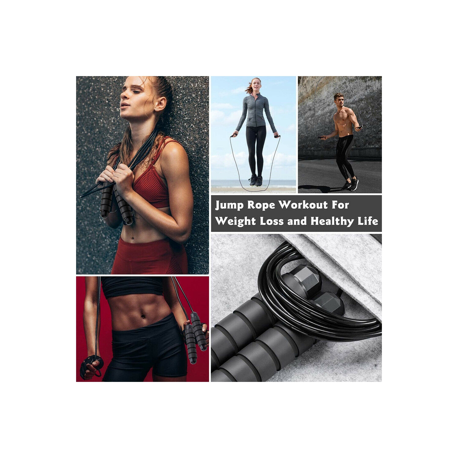 Saut à la corde Speed Jumping Boxing Crossfit Weight Loss Fitness unisexe