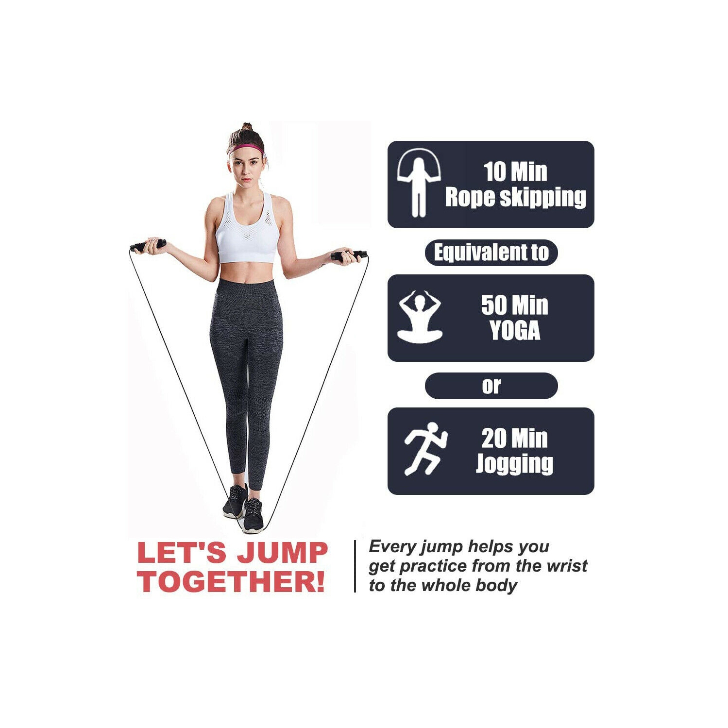 Saut à la corde Speed Jumping Boxing Crossfit Weight Loss Fitness unisexe