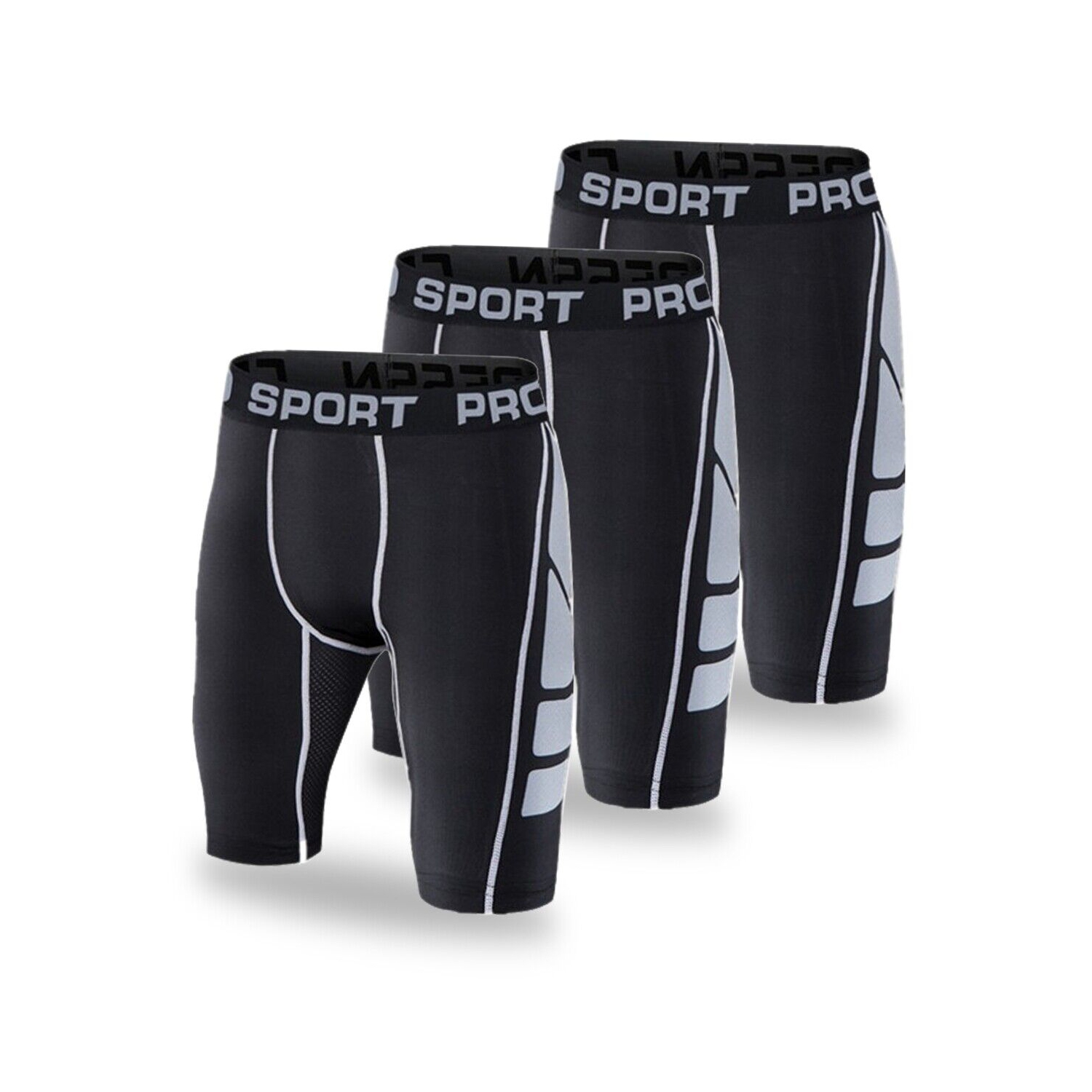 Short sport de compression à séchage froid sport performance pour hommes