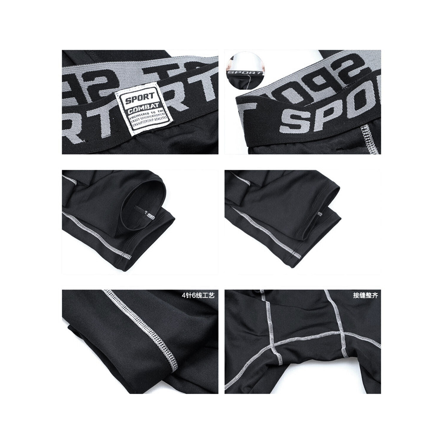 Short sport de compression à séchage froid sport performance pour hommes