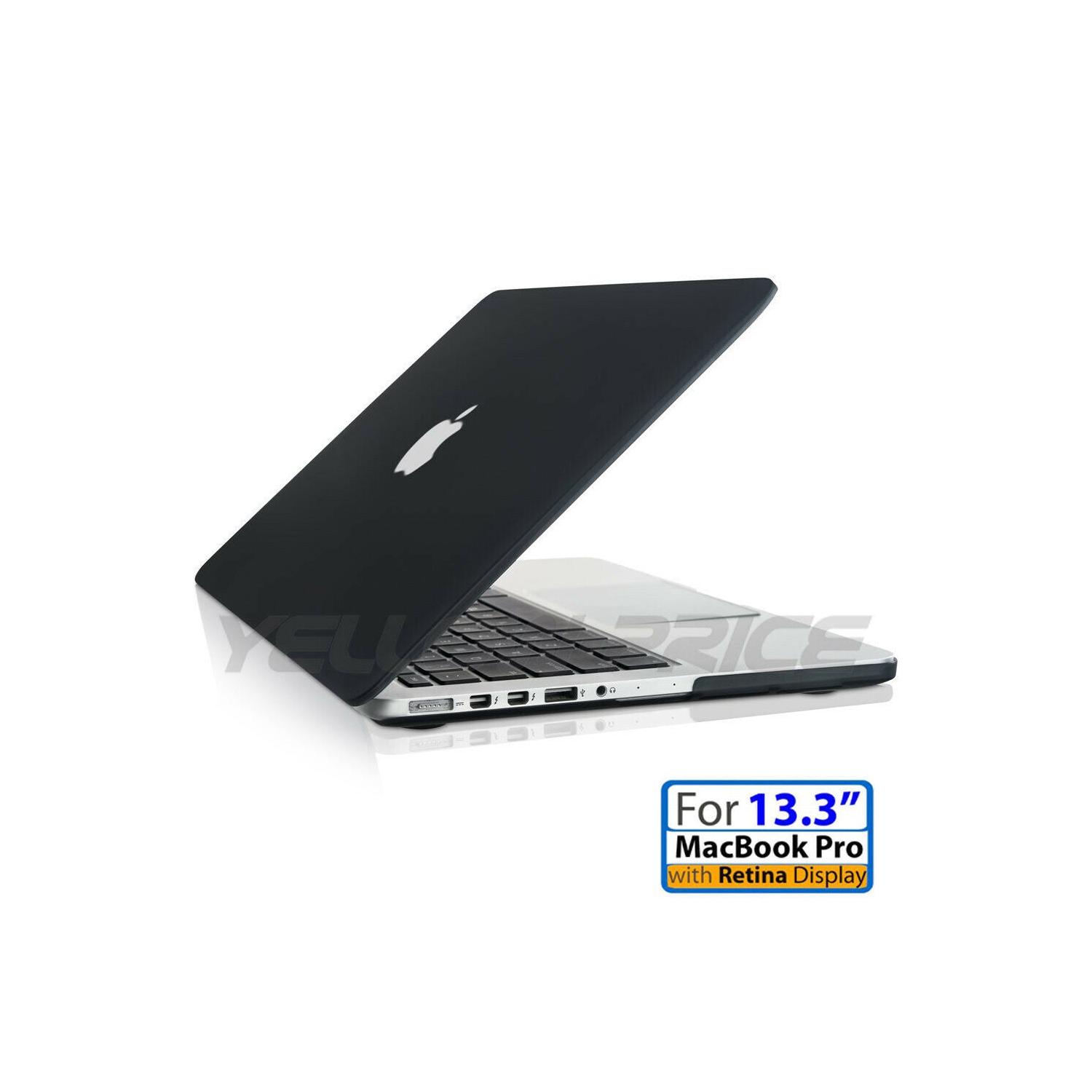 Black Matte Shell Case for Older Version MacBook Pro Retina 13" A1502 & A1425