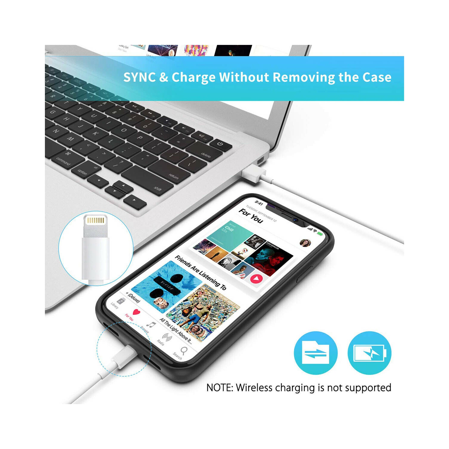 Battery Power bank Charger Case Charging Cover iPhone X Xs Max XR 11 Pro Max SE2