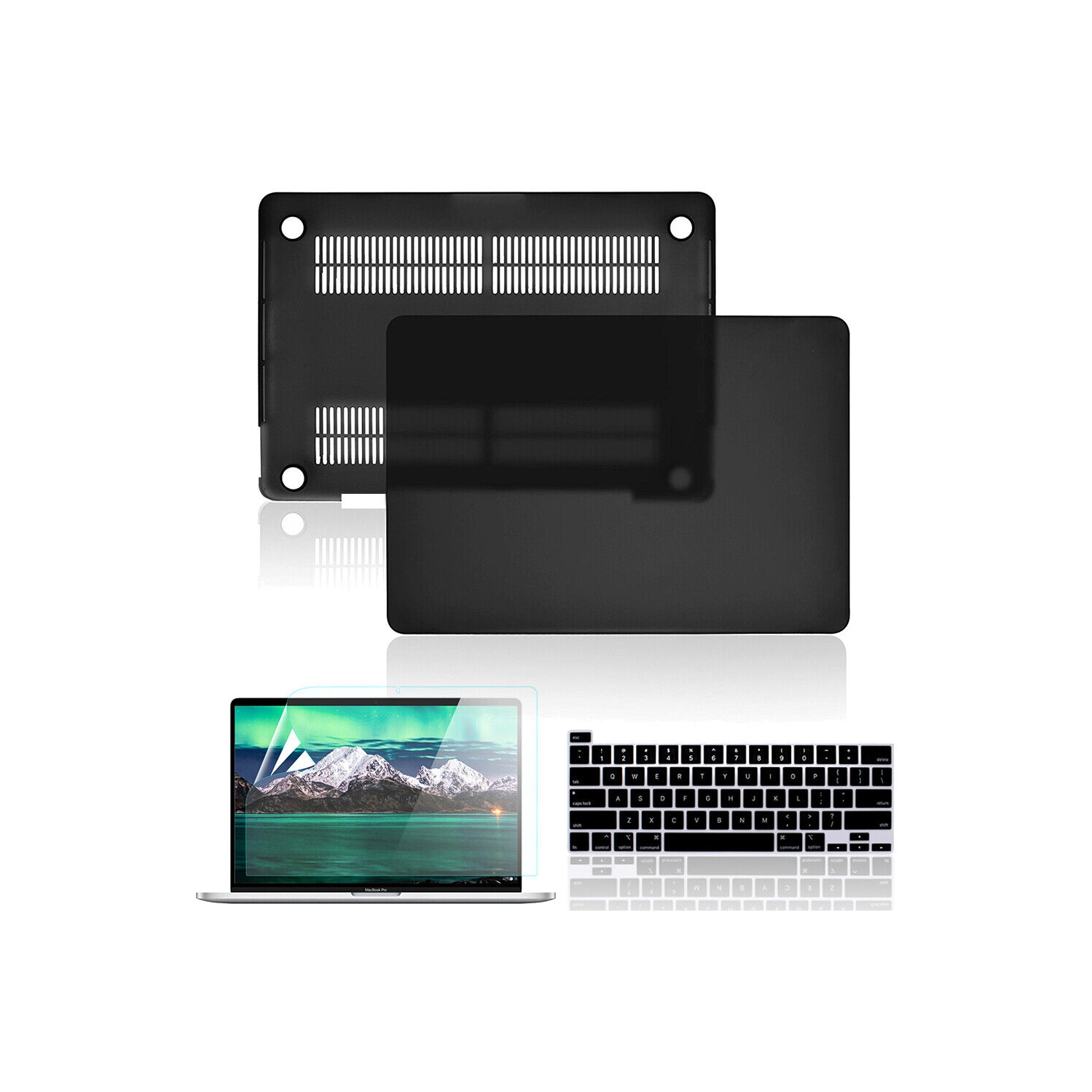 2019 MacBook Pro 16 A2141 Rubberized Hard Case& Keyboard Cover& Screen Protector