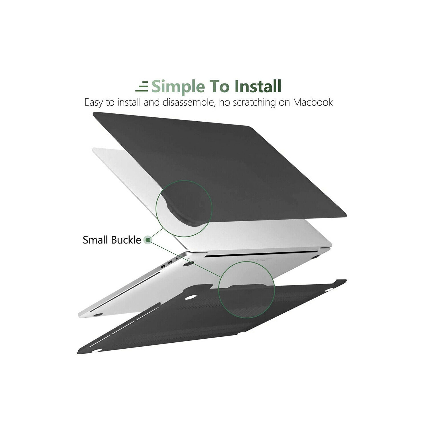 2019 MacBook Pro 16 A2141 Rubberized Hard Case& Keyboard Cover& Screen Protector