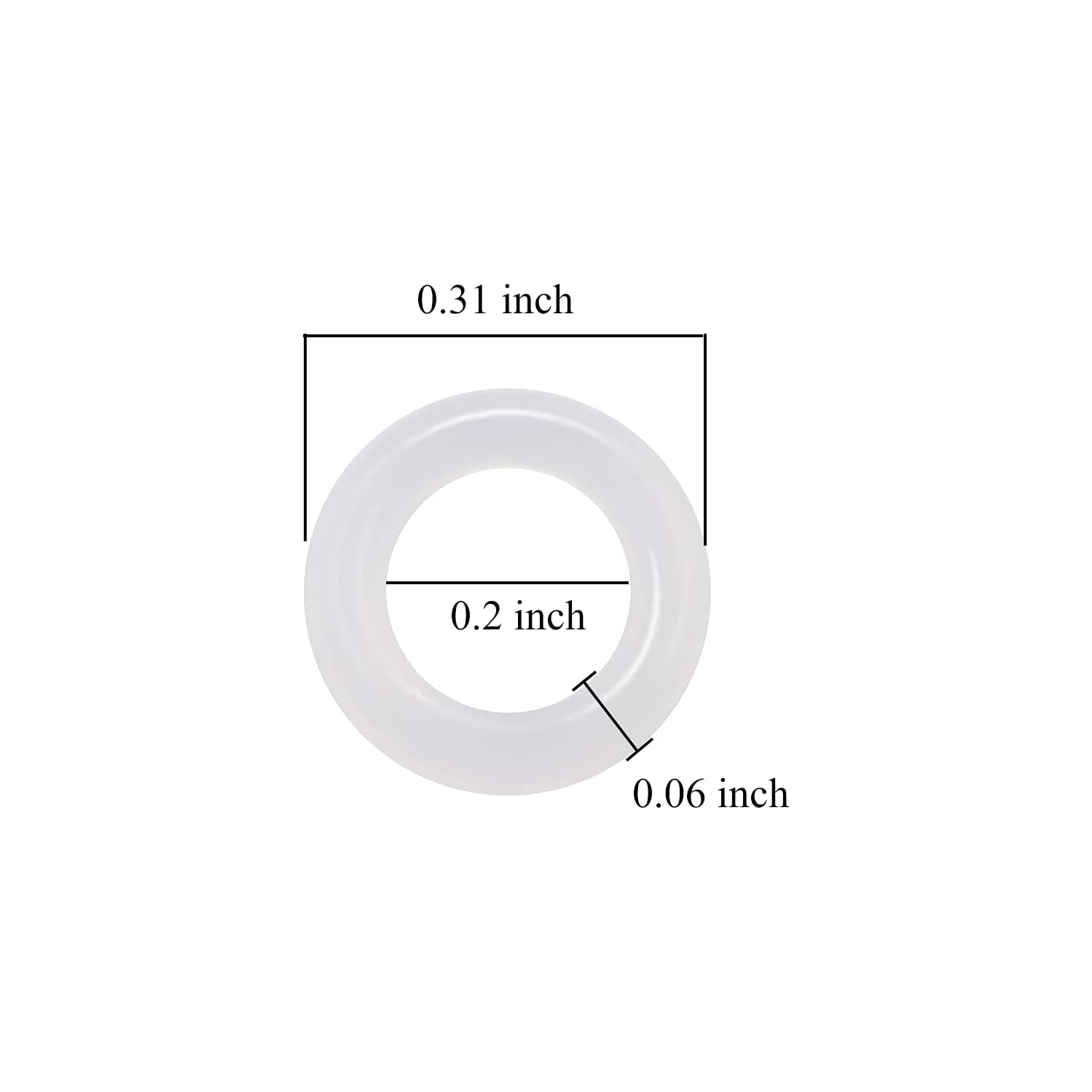 120Pcs Rubber O-Ring Switch Dampeners Keycap white For Cherry MX Key Switch Keyboards Dampers