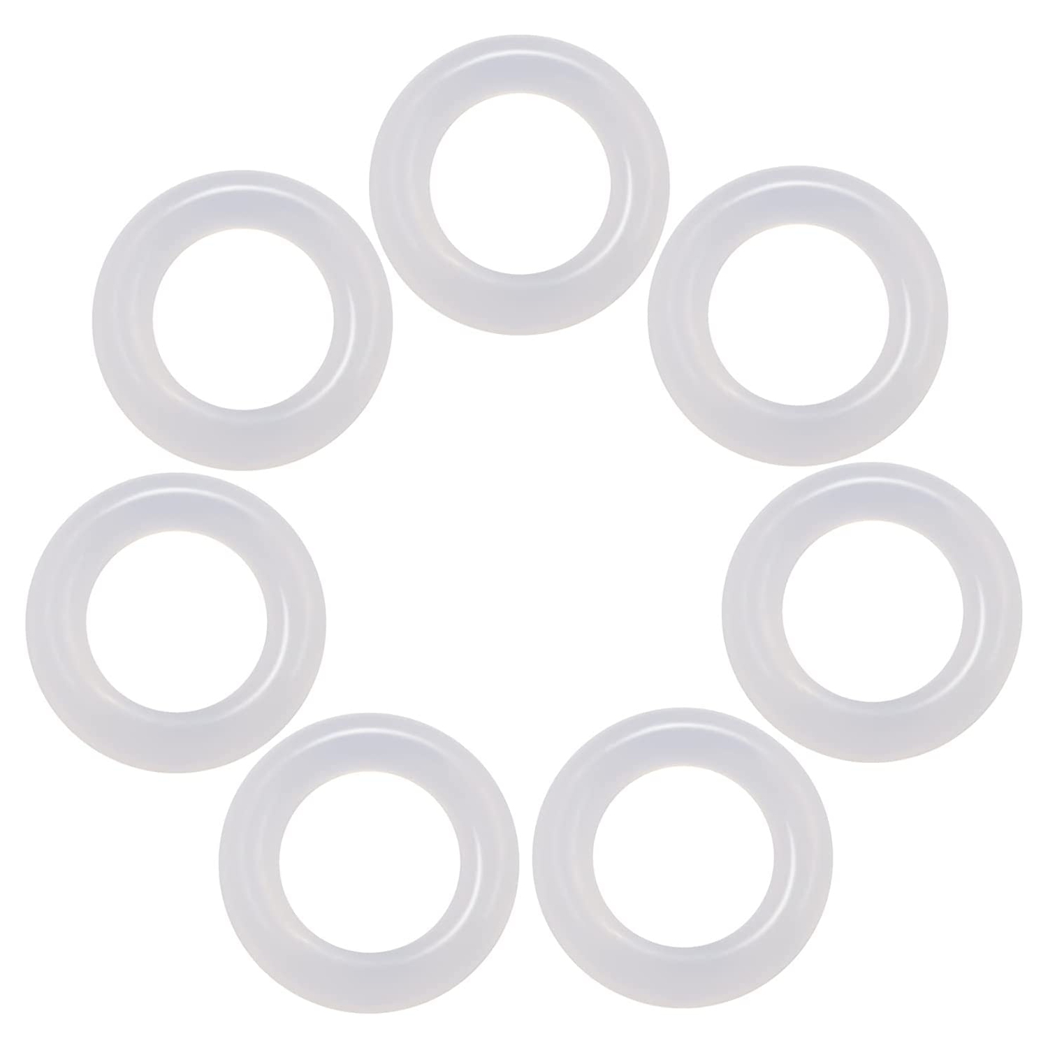 120Pcs Rubber O-Ring Switch Dampeners Keycap white For Cherry MX Key Switch Keyboards Dampers