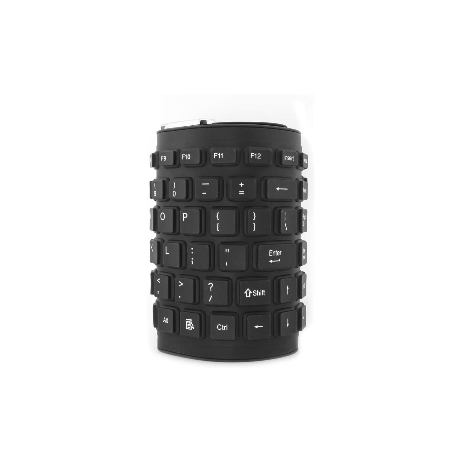 Waterproof Silicone Keyboard Foldable Flexible USB Dustproof DirtProof Full Size -