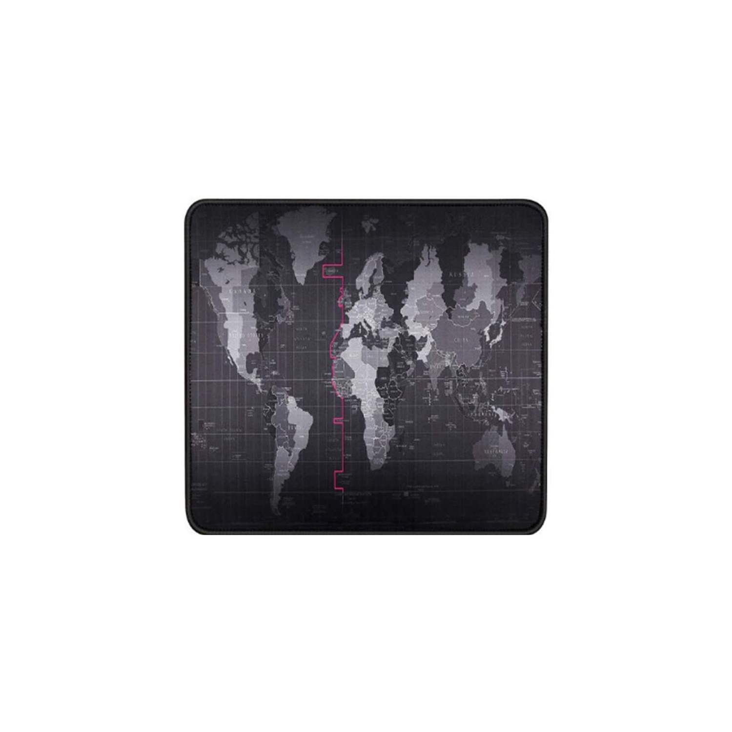 RGB Large Gaming Mouse Pad World Map Mousepad Computer Mouse Mat Anti-Slip Rubber Base Office Desk Mat Keyboard Pad (250X300X2mm)