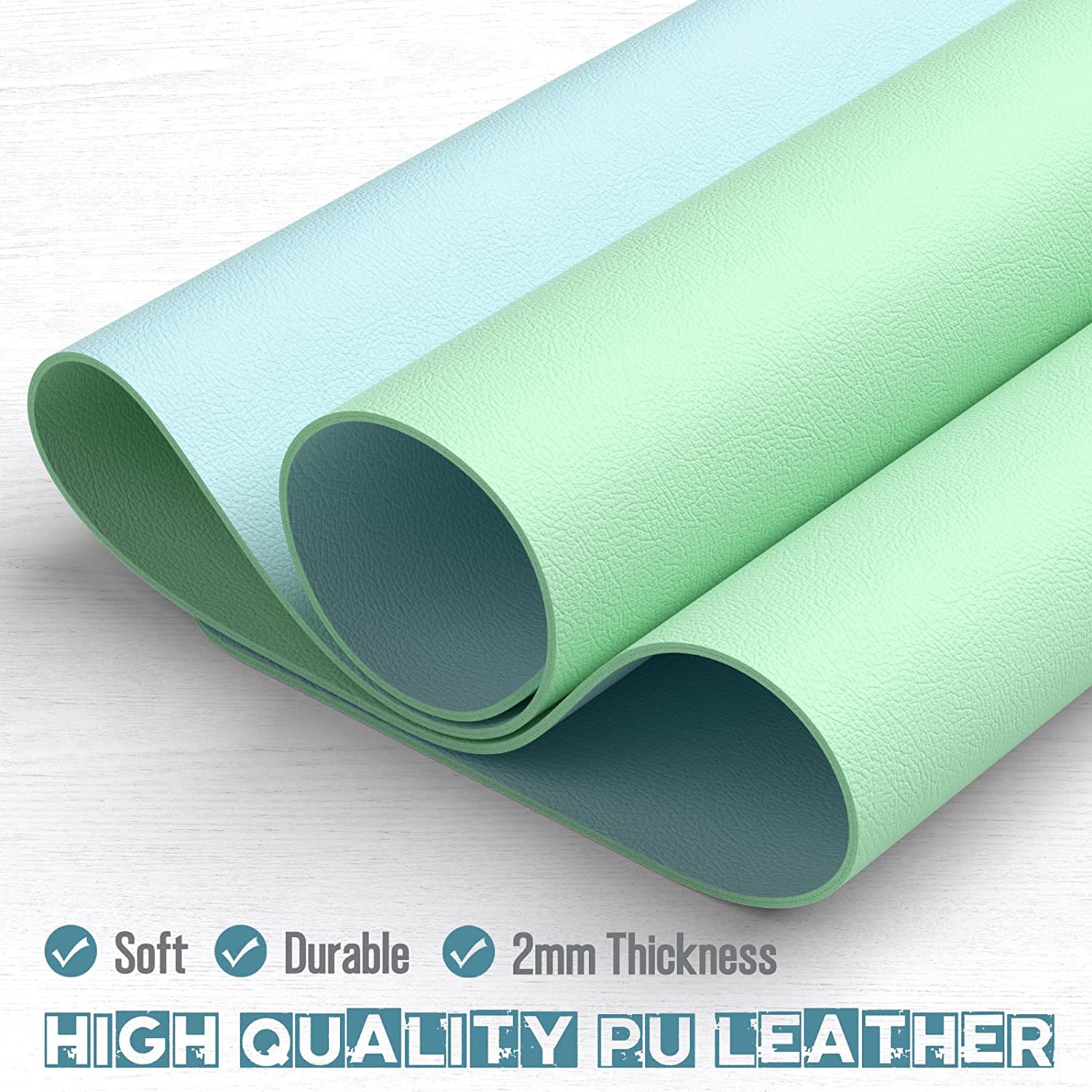 Desk Pad, 30' x 14' Dual Side PU Leather Large Mouse Pad, Desk Protector, Desk Mat for Desktop, Desk Accessories for Women Office, Desk Supplies for