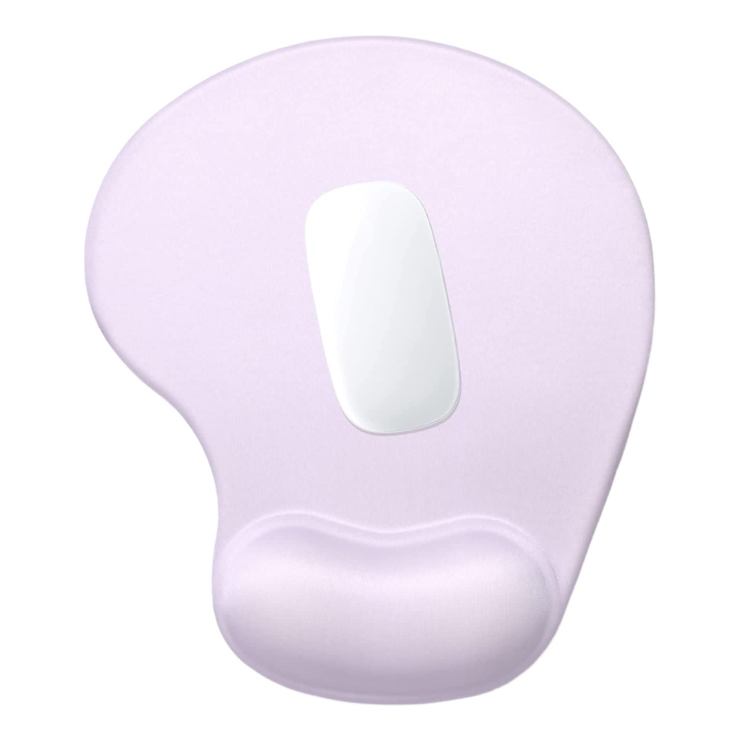 Ergonomic Mouse Pad with Wrist Rest Support, Gel Mouse Pads with Non-Slip PU Base, Pain Relief Memory Foam Mousepad for Laptop PC, Cute Office