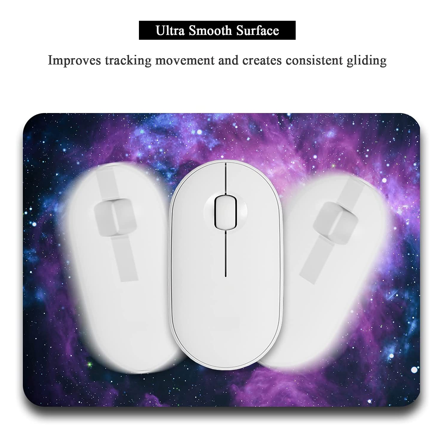 Atufseat Small Mouse Pad, Mini Mouse Pad 6' x 8', Thick Rubber Waterproof Mouse Mat, Cute Mousepad for Women Men Kids Wireless Mouse Mini Laptops