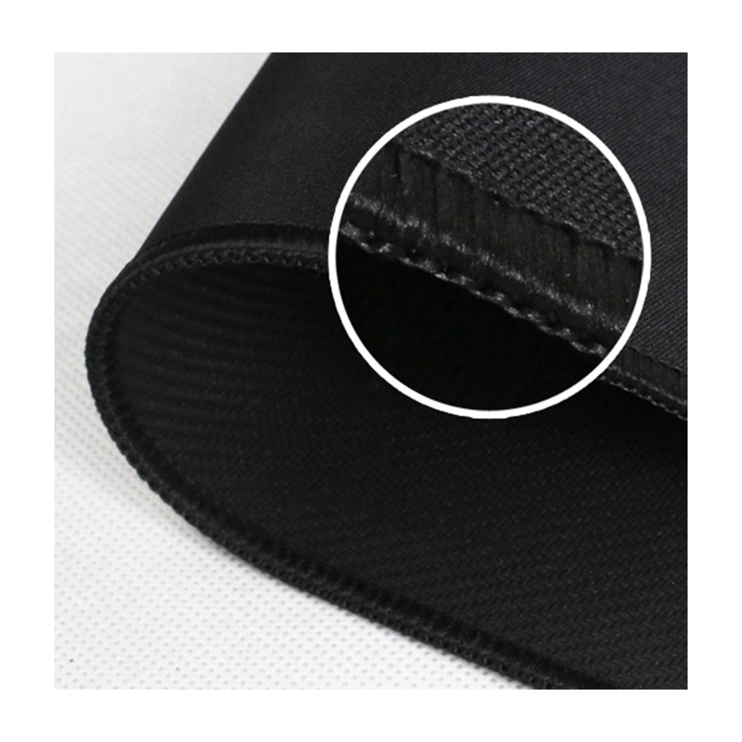 Mouse Pad 4 Pack with Stitched Edge, Non-Slip Rubber Base, Premium-Textured and Waterproof Mousepad for Computers, Laptop, Office & Home,