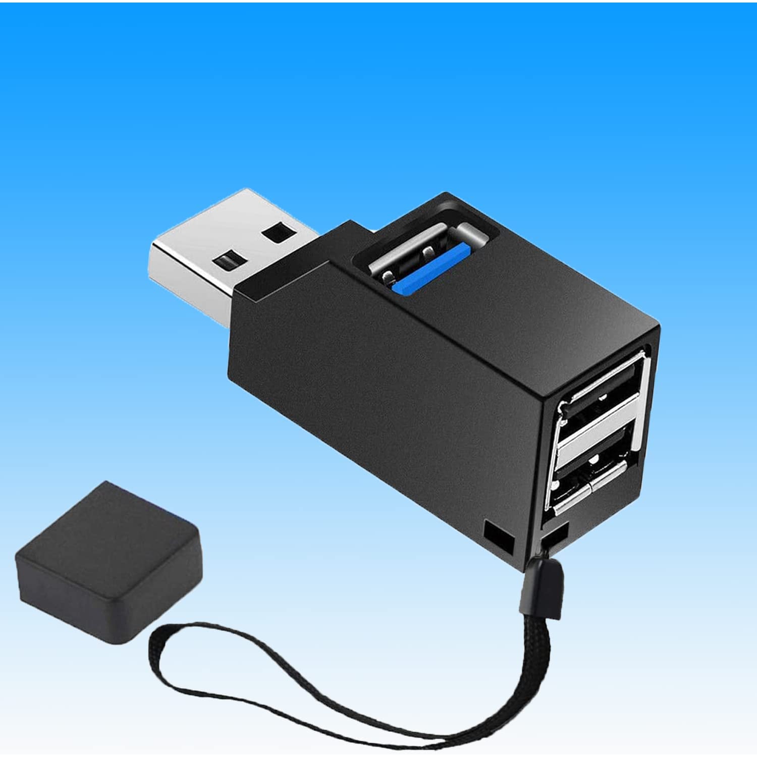 USB 3.0 Extender, 3 Ports USB 3.0 Hub Adapter,USB 3.0 HUB Splitter Compatible for Hard Driver, USB Flash Driver, Laptop,Keyboard,Mouse,Table,Printer,