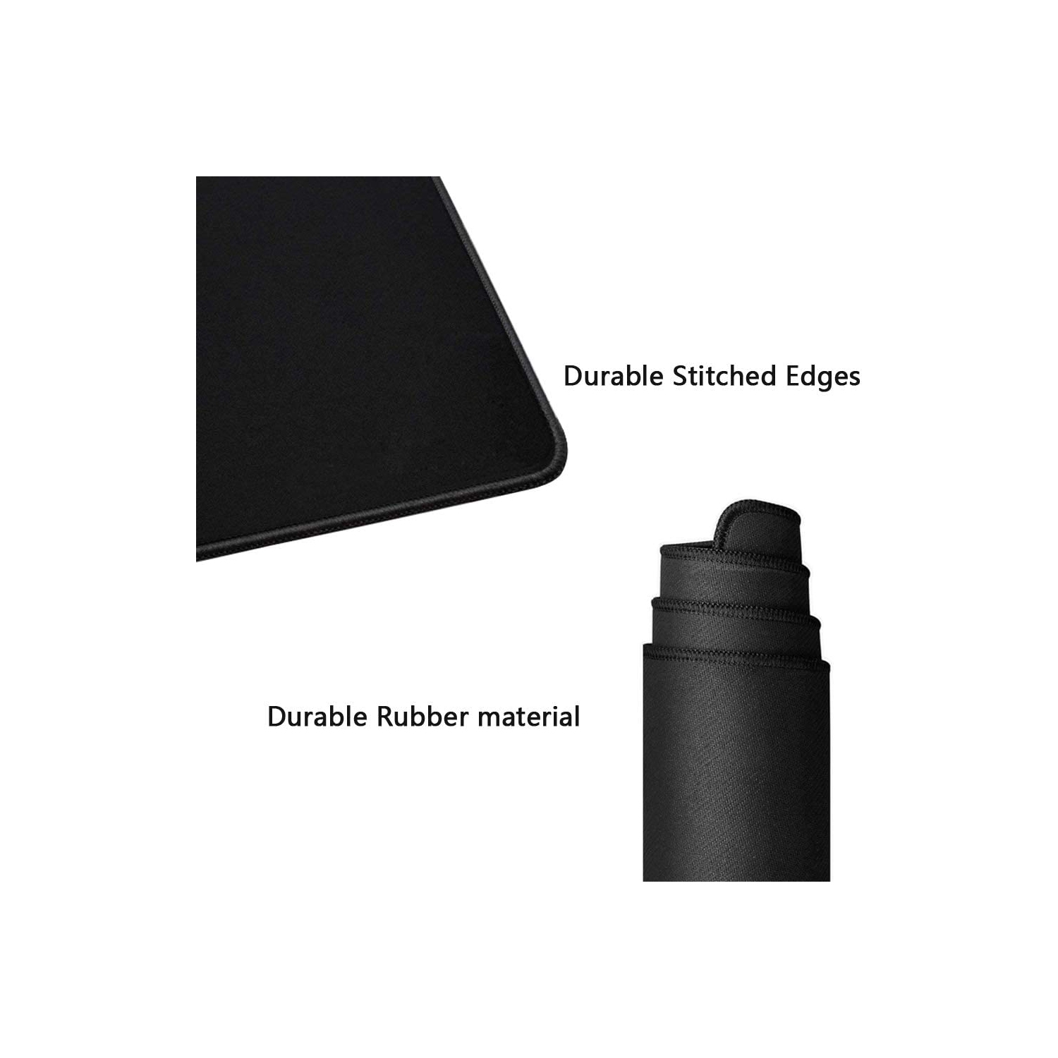 Large Gaming Mouse Pad Extended Mouse Mat Non-Slip Rubber Base Mousepad Desk Mat Keyboard Pad with Stitched Edge for Laptop Notebook Computer Desktop