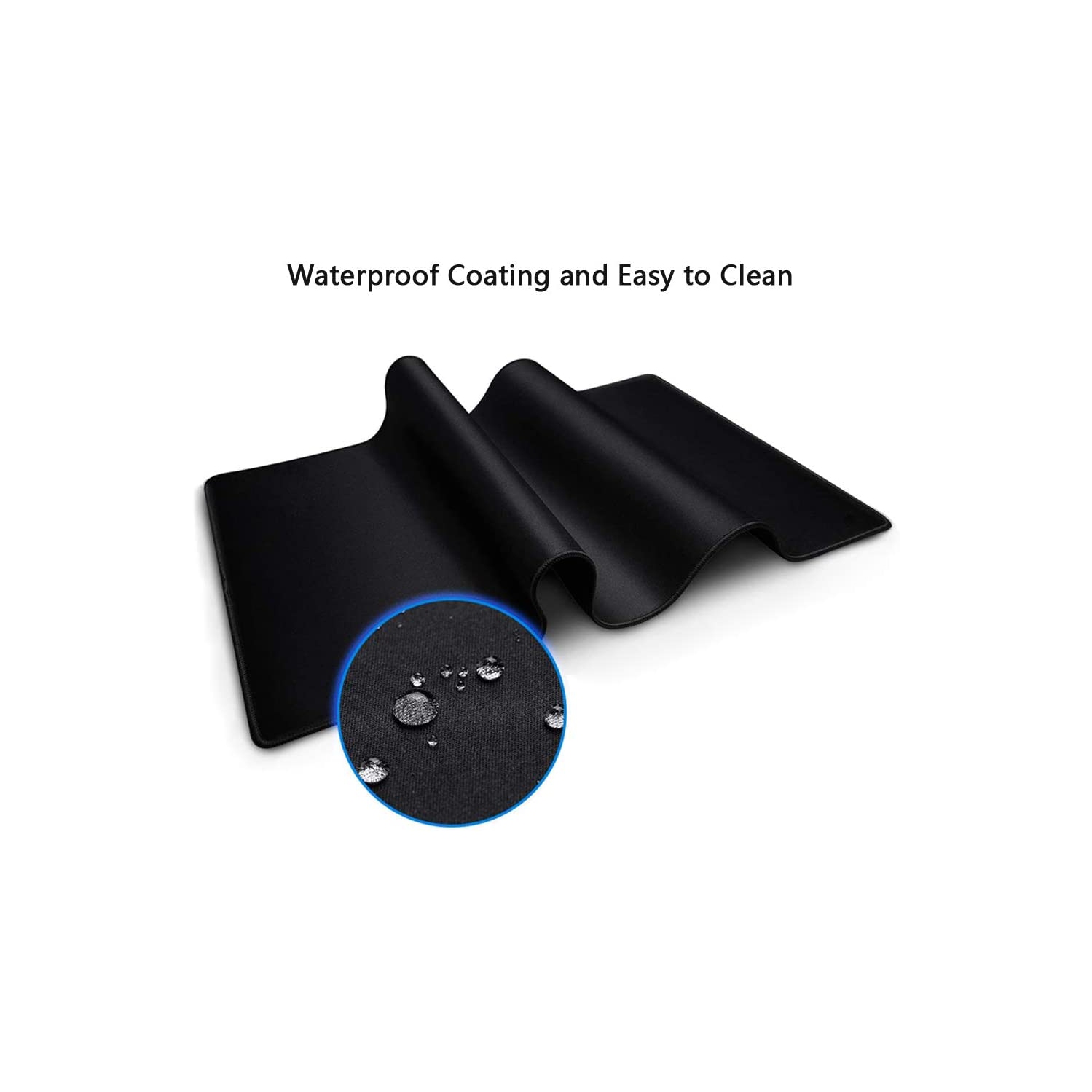 Large Gaming Mouse Pad Extended Mouse Mat Non-Slip Rubber Base Mousepad Desk Mat Keyboard Pad with Stitched Edge for Laptop Notebook Computer Desktop