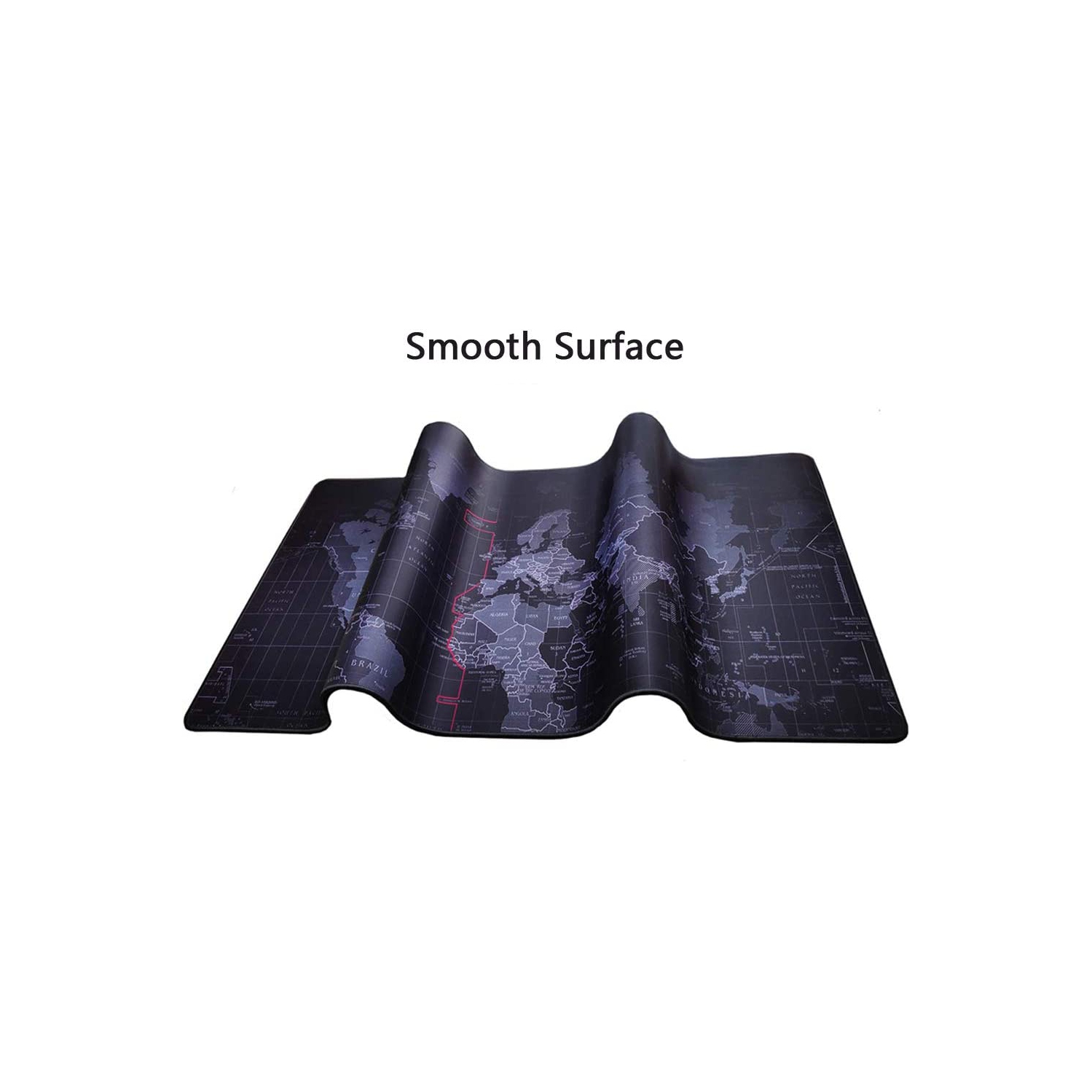 Grand tapis de souris de jeu élargi avec sous-tapis de bureau Stitched Edge pour ordinateur portable de bureau PC Gamer Office et tapis de souris en