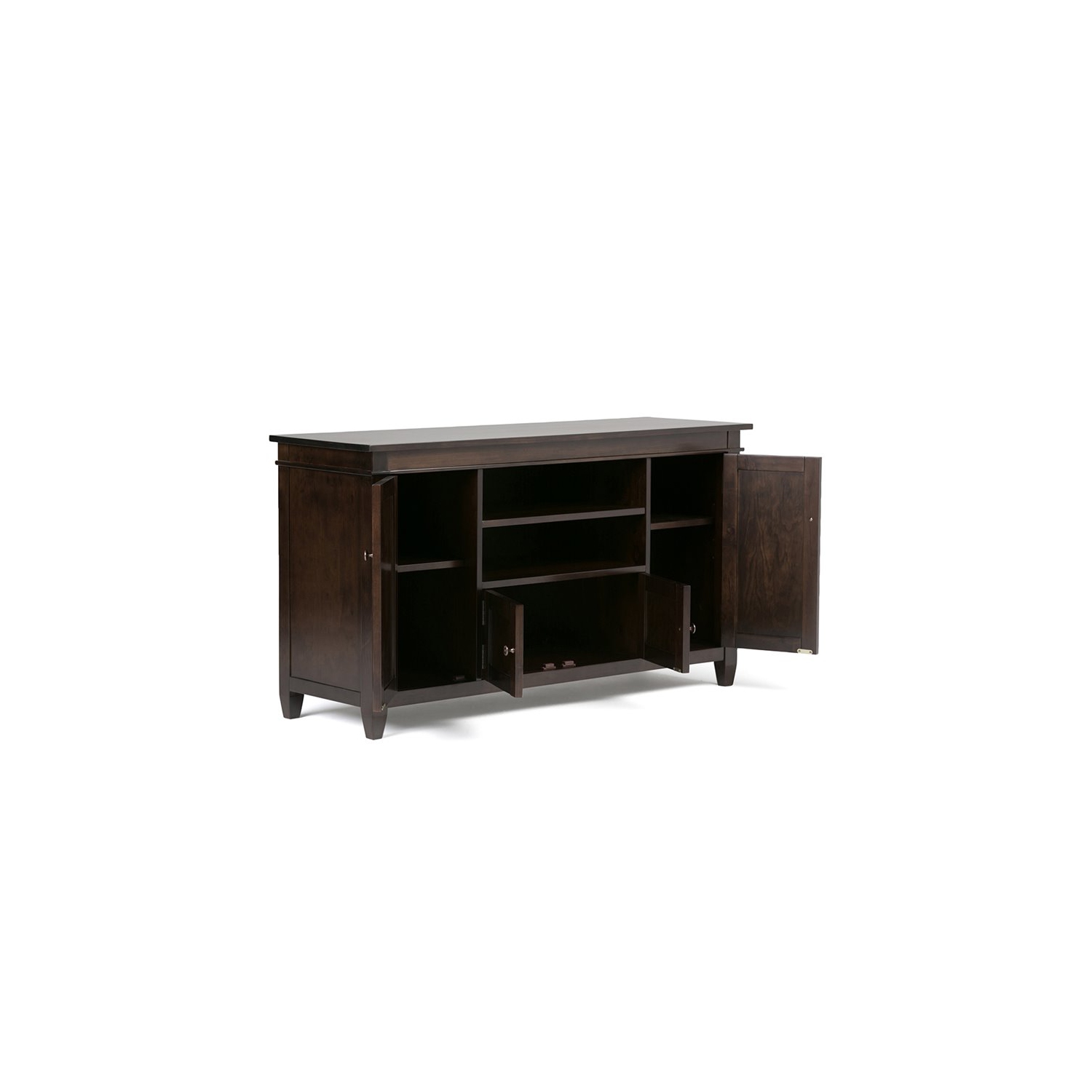 Atlin Designs 54" TV Stand in Tobacco Brown
