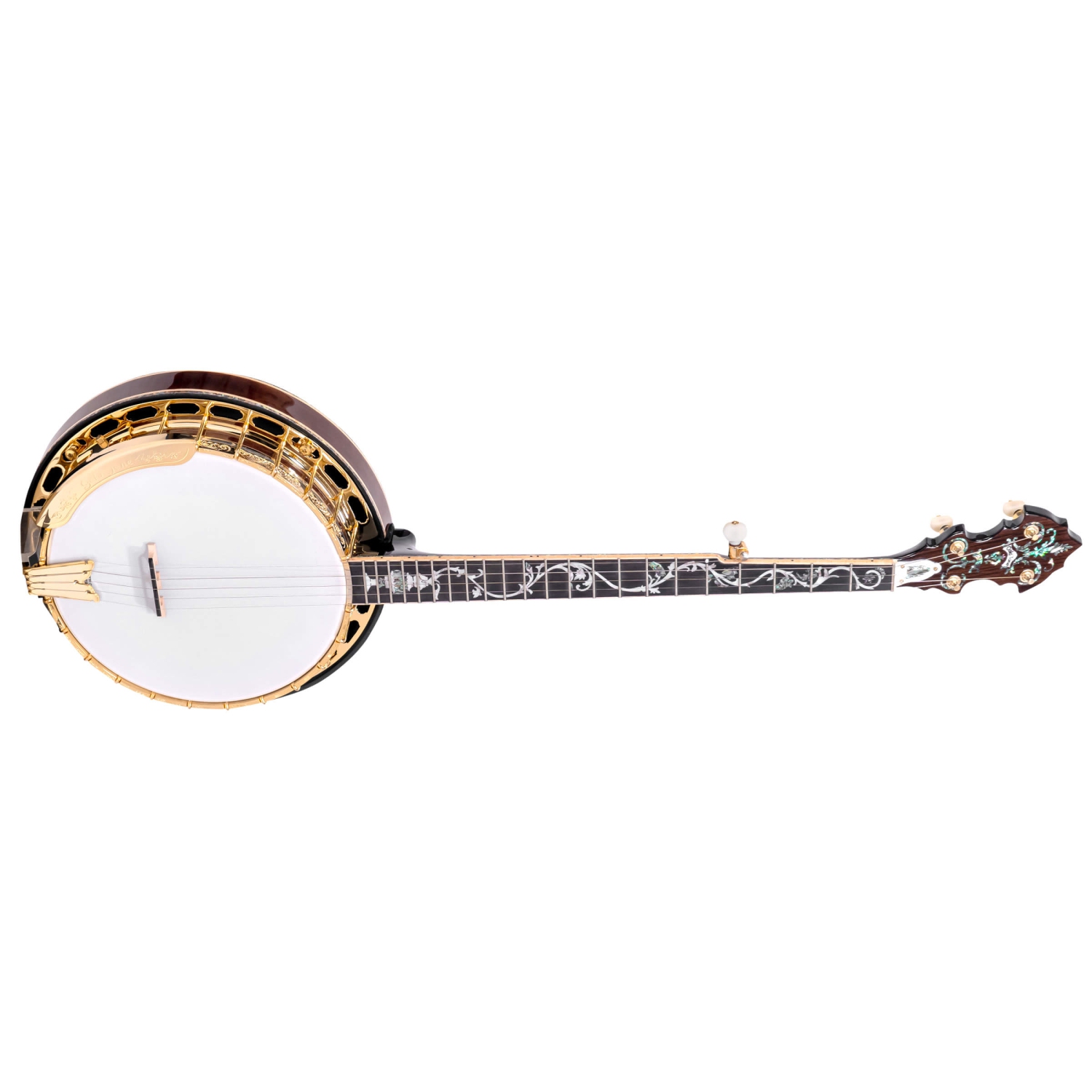 Gold Tone Mastertone OB-300 Orange Blossom 5-String Deluxe Banjo, Gold Plated w/Case