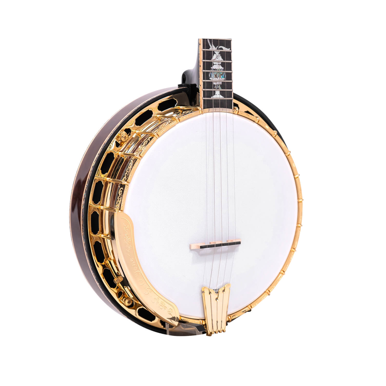 Gold Tone Mastertone OB-300 Orange Blossom 5-String Deluxe Banjo, Gold Plated w/Case