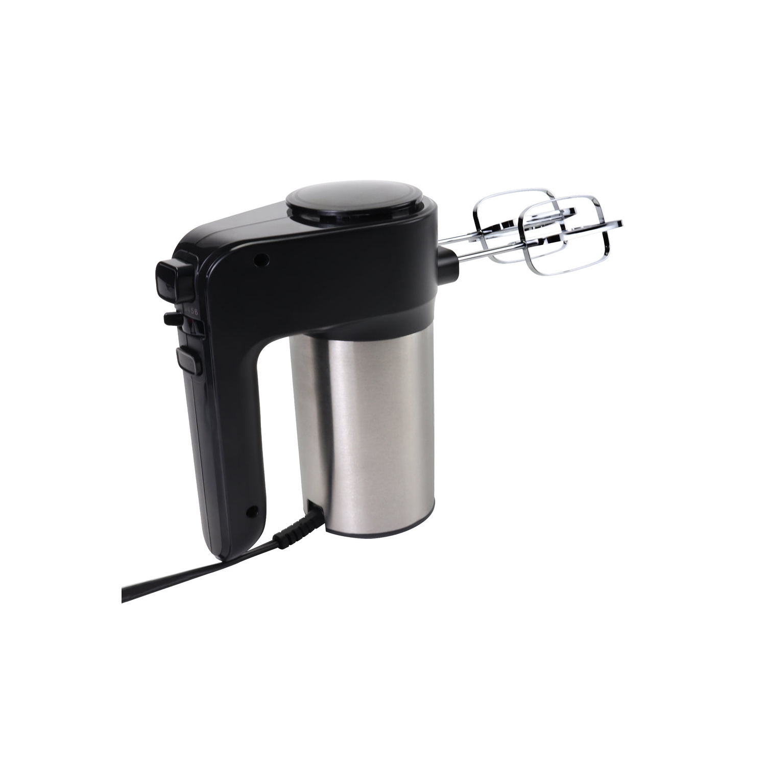 Batteur à main Total chef à 6 vitesses, noir et argenté