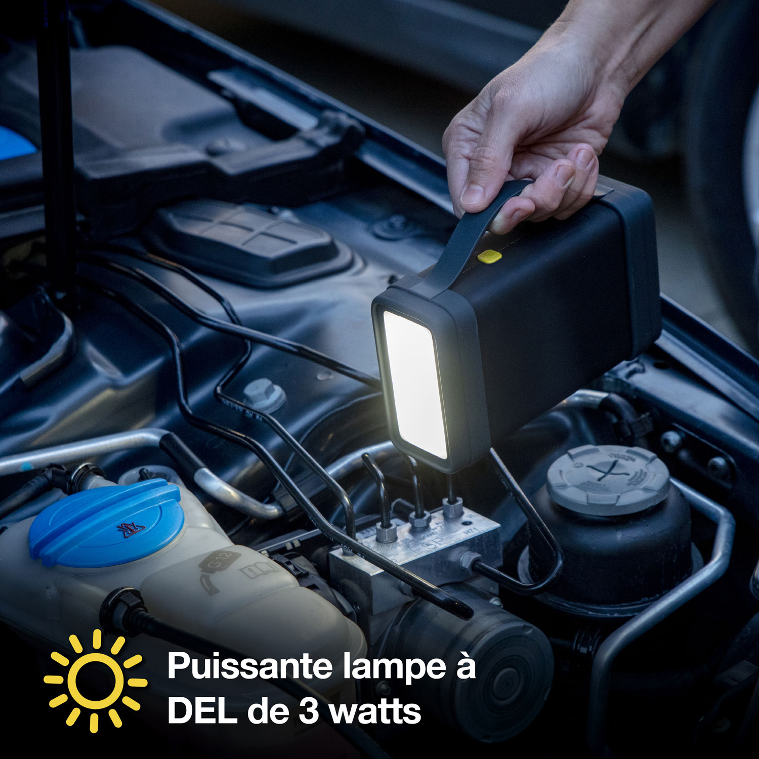 Mini chargeur portatif PowerCube de 32 000 mAh à 4 prises de Scosche