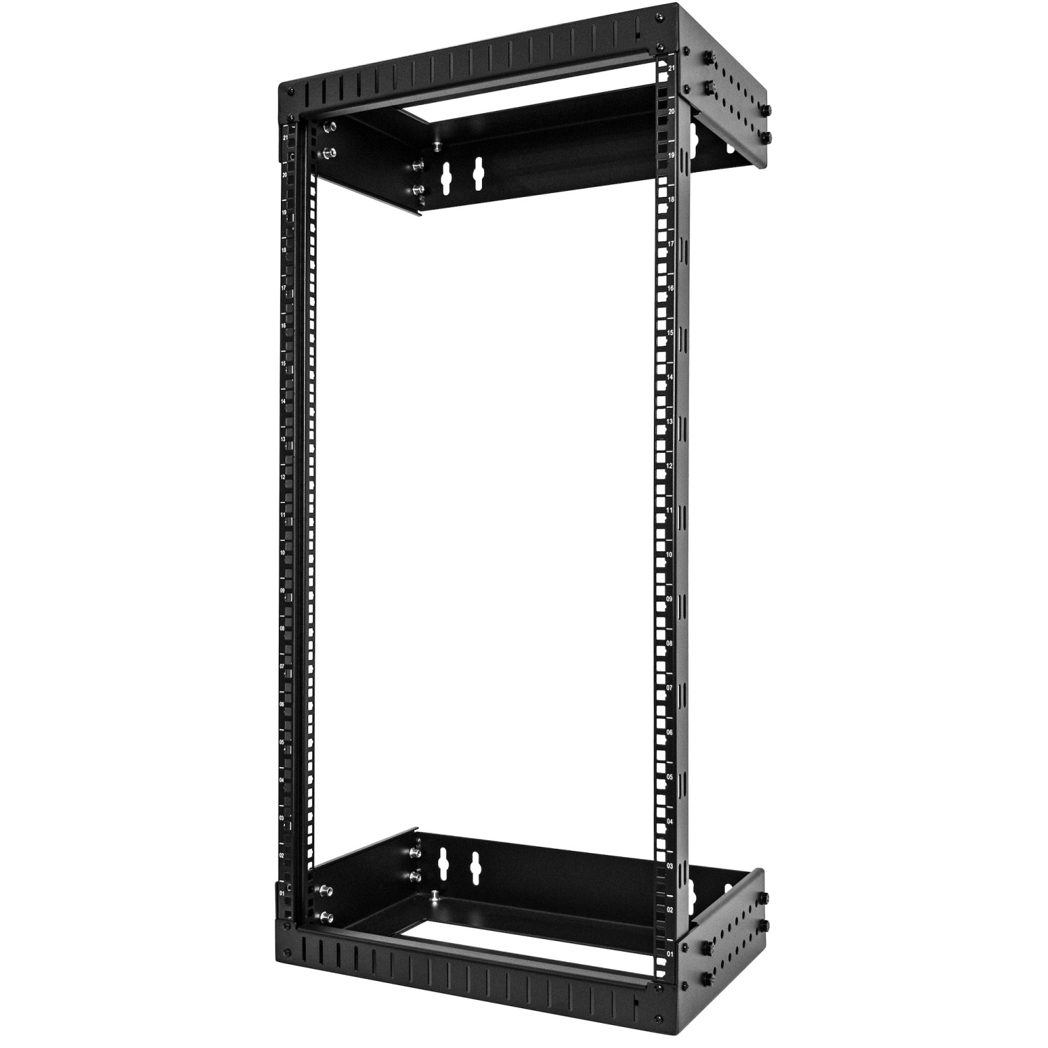 Startech 21U 19" Wall Mount Network Rack for AV/Data/ IT Communication/Computer Equipment/Switch with Cage Nuts & Screws - (RACK-21U-20-WALL-OA)