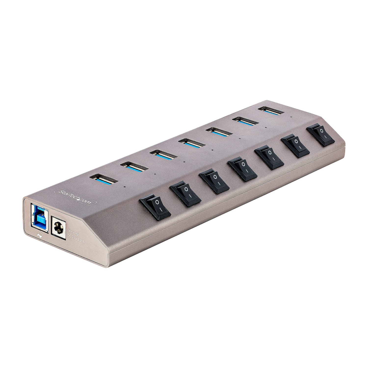 Startech 7-Port Self-Powered USB-C Hub with Individual On/Off Switches-(5G7AIBS-USB-HUB-NA)
