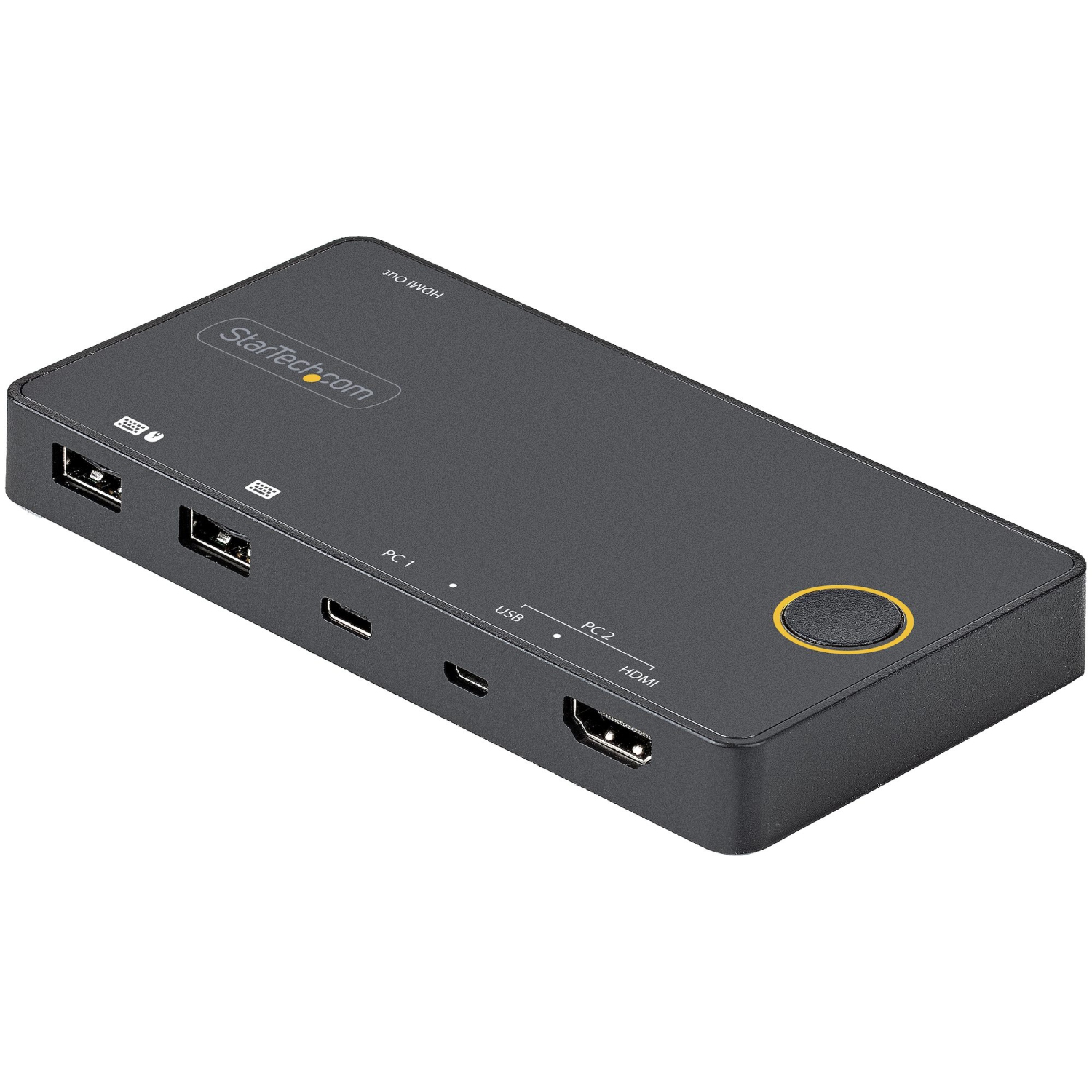 COMMUTATEUR KVM USB-A À 2 PORTS + HDMI/USB-C 4K DE STARTECH