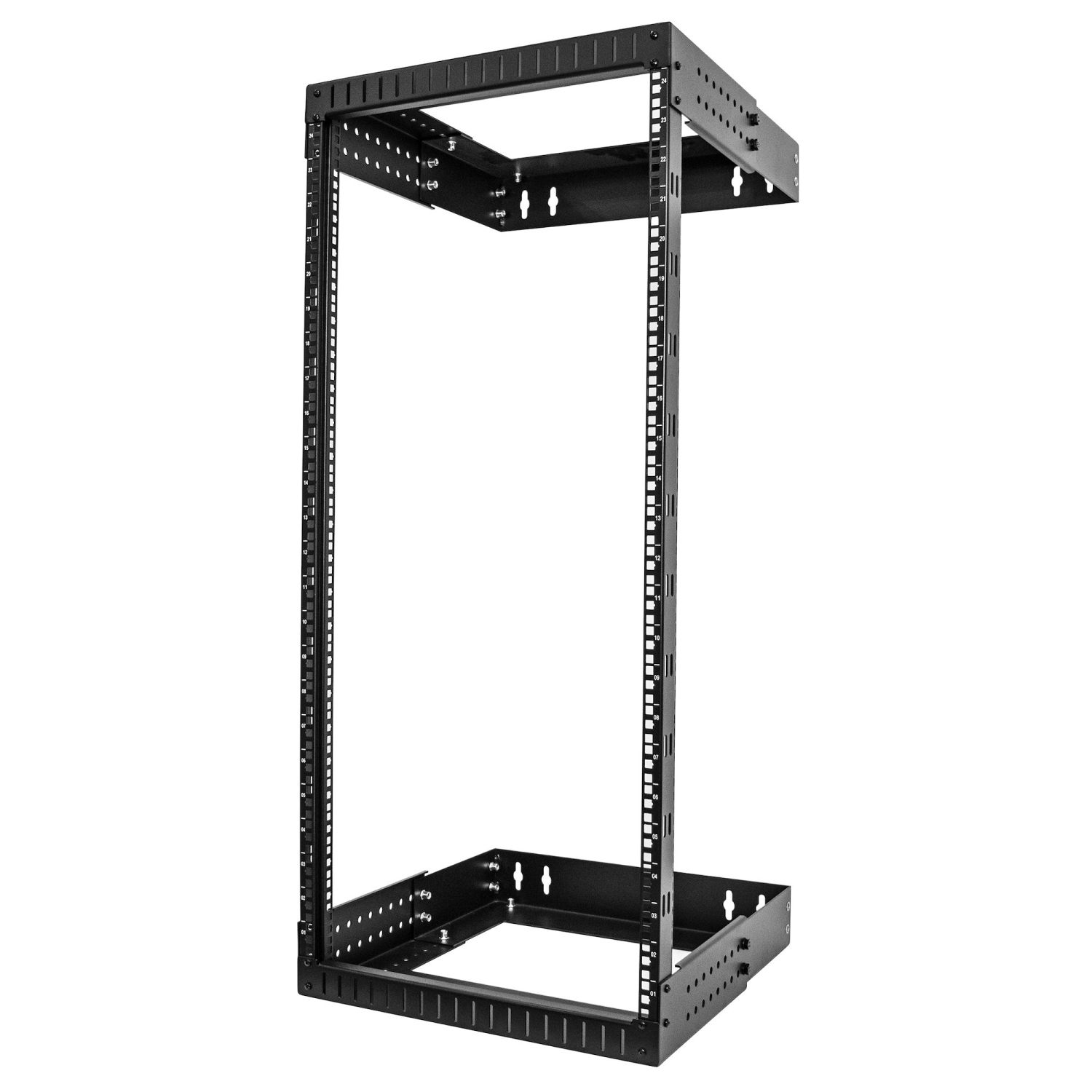 Startech 24U 19" Wall Mount Network Rack, Adjustable Depth 12--(RACK-24U-20-WALL-OA)