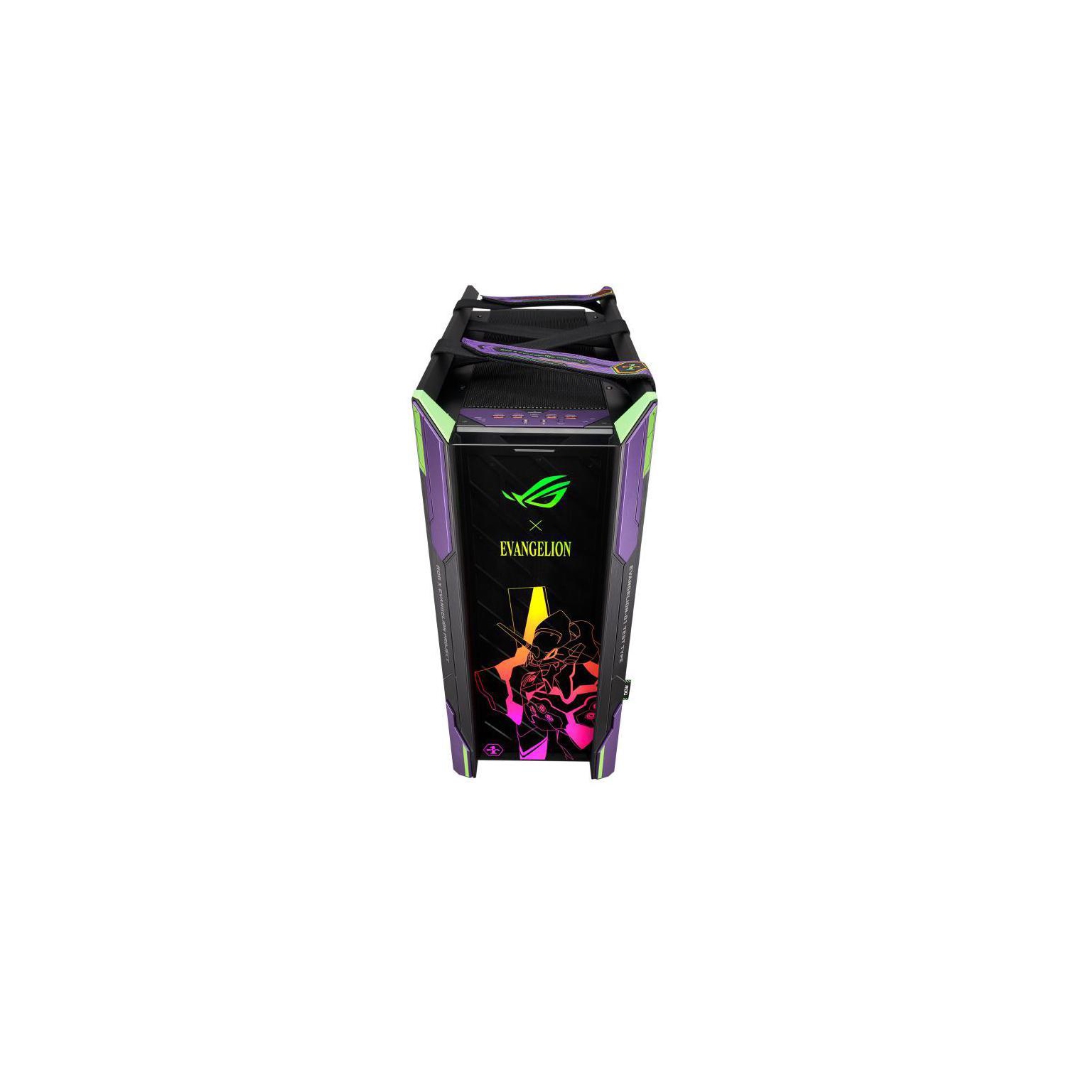 ASUS ROG Strix Helios GX601 EVA RGB Mid-Tower Aluminum/ Tempered Glass Computer Case for ATX/ EATX Motherboards, GPU Braces, 420mm Radiator Support