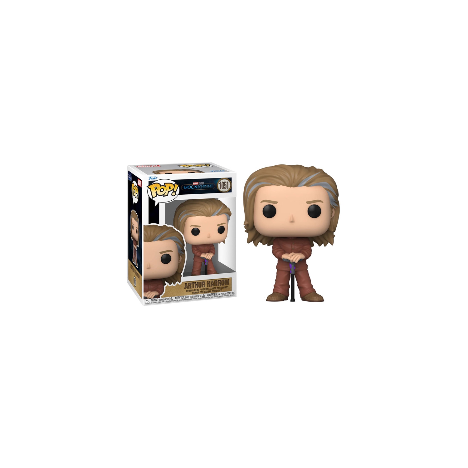 Funko Pop! Marvel Moon Knight Vinyl Bobble-Head Arthur Harrow #1051