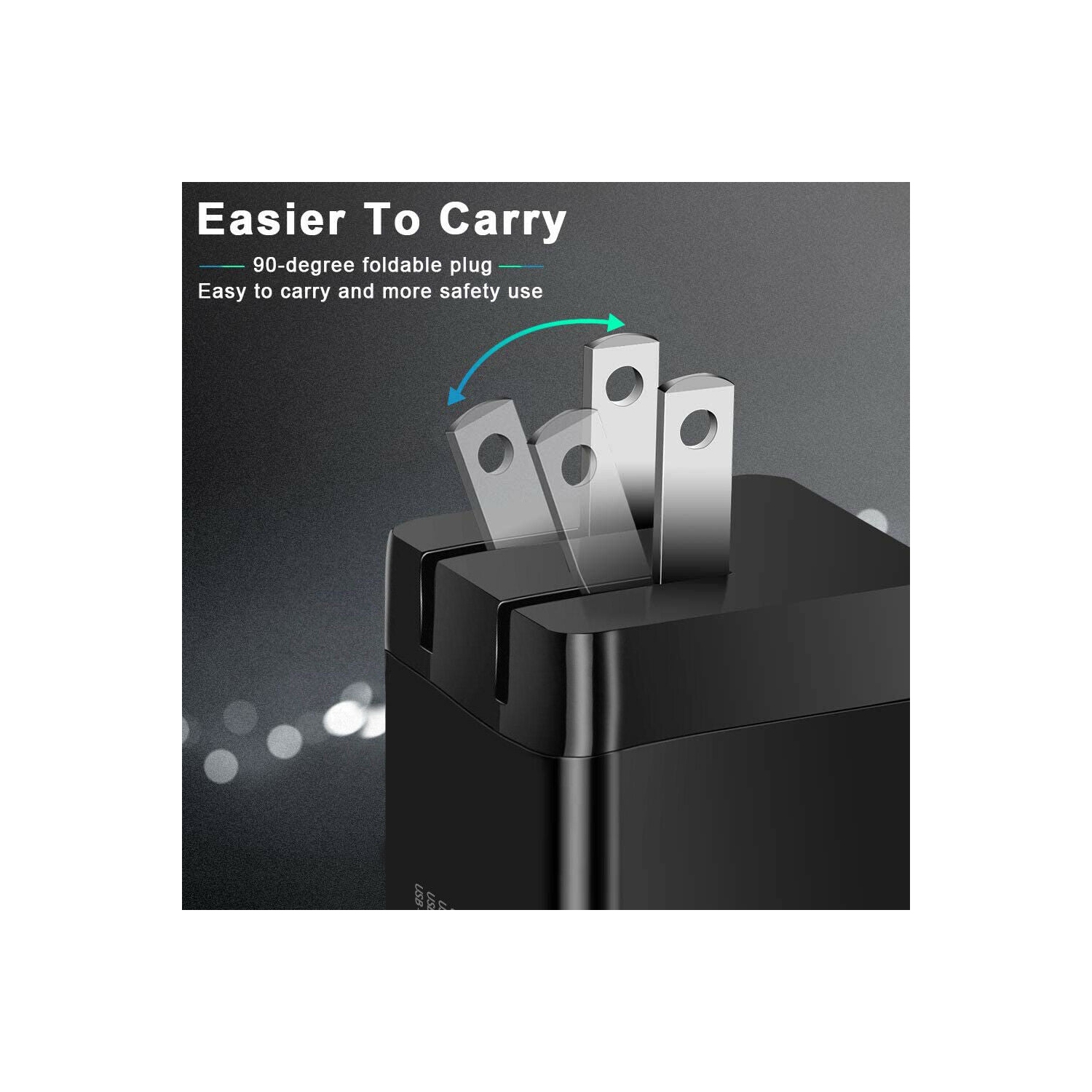 [GAN Tech] Chargeur mural compact USB-C de 65 W avec prise pliable